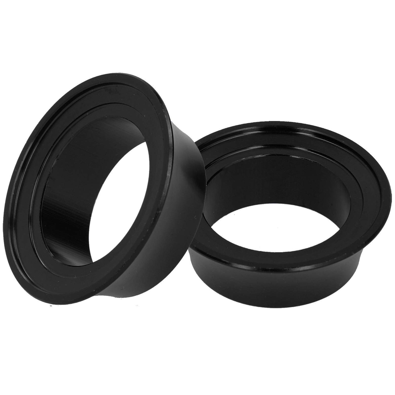 2Pcs CNC Aluminum Alloy Bicycle Headset Taper Washers - Stem Spacers for Road & Mountain Bikes - Perfect for Fork Adjustment and Handlebar Height Customization