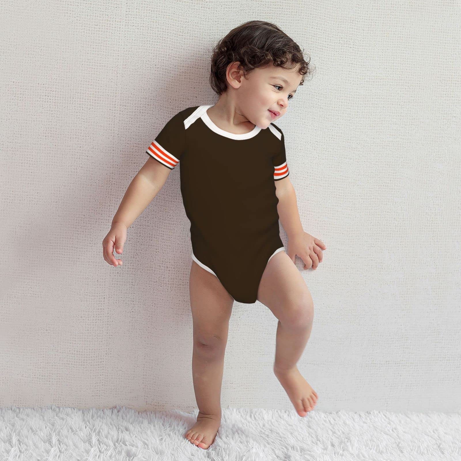 Custom Baby Clothes - 100% Cotton Personalized Baby Suit with Name & Number - Perfect for Newborn Gifts, Christening, Birthday & Photo Shoots