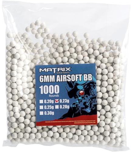 0.23g / 1000 Rounds / White