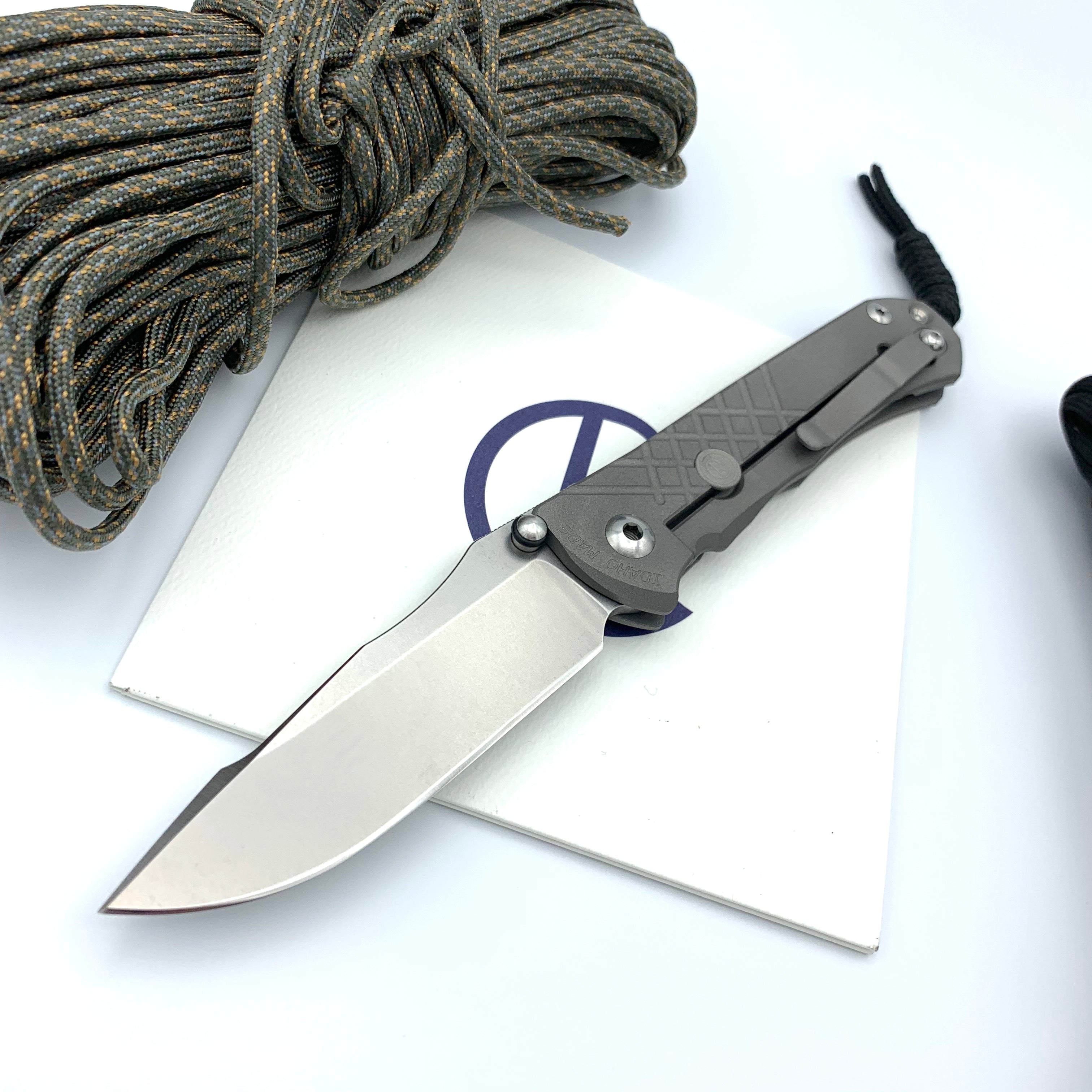 Chris Reeve Umnumzaan Left Hand Plain Drop Point Folding Knife - Premium EDC Tactical Knife for Outdoor Camping, Hunting & Survival Gear