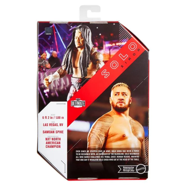 WWE Ultimate Edition 24 Solo Sikoa Action Figure - Collectible Wrestling Toy for WWE Fans, Perfect for Display, Play & Gifting