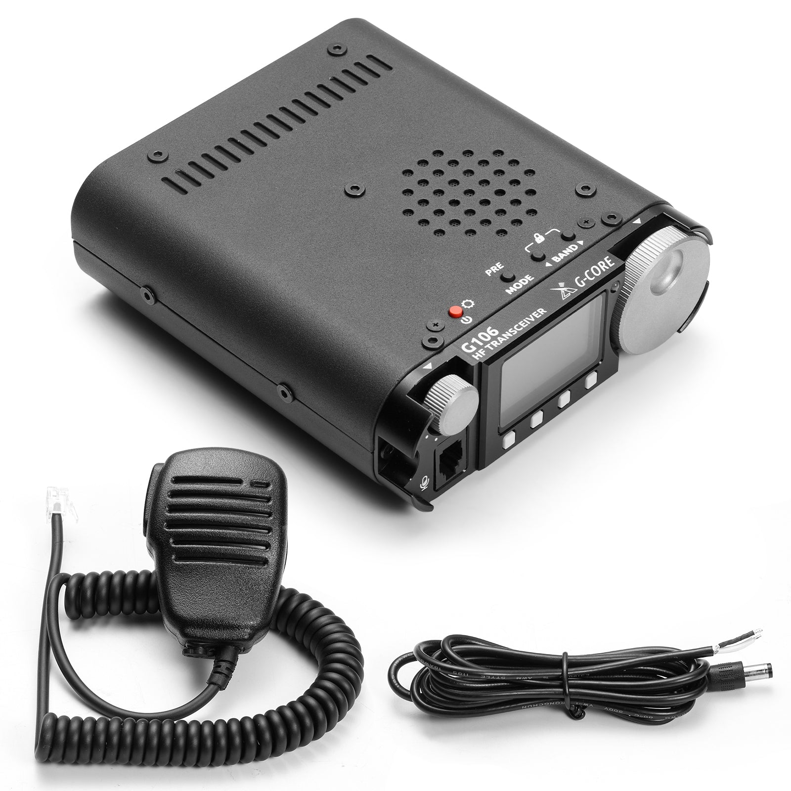 Xiegu G106 SDR HF Transceiver - 5W QRP Portable Radio with SSB CW AM WFM Modes | FT8 & Data Mode Support | Ideal for Ham Radio, Field Operations & Emergency Communications