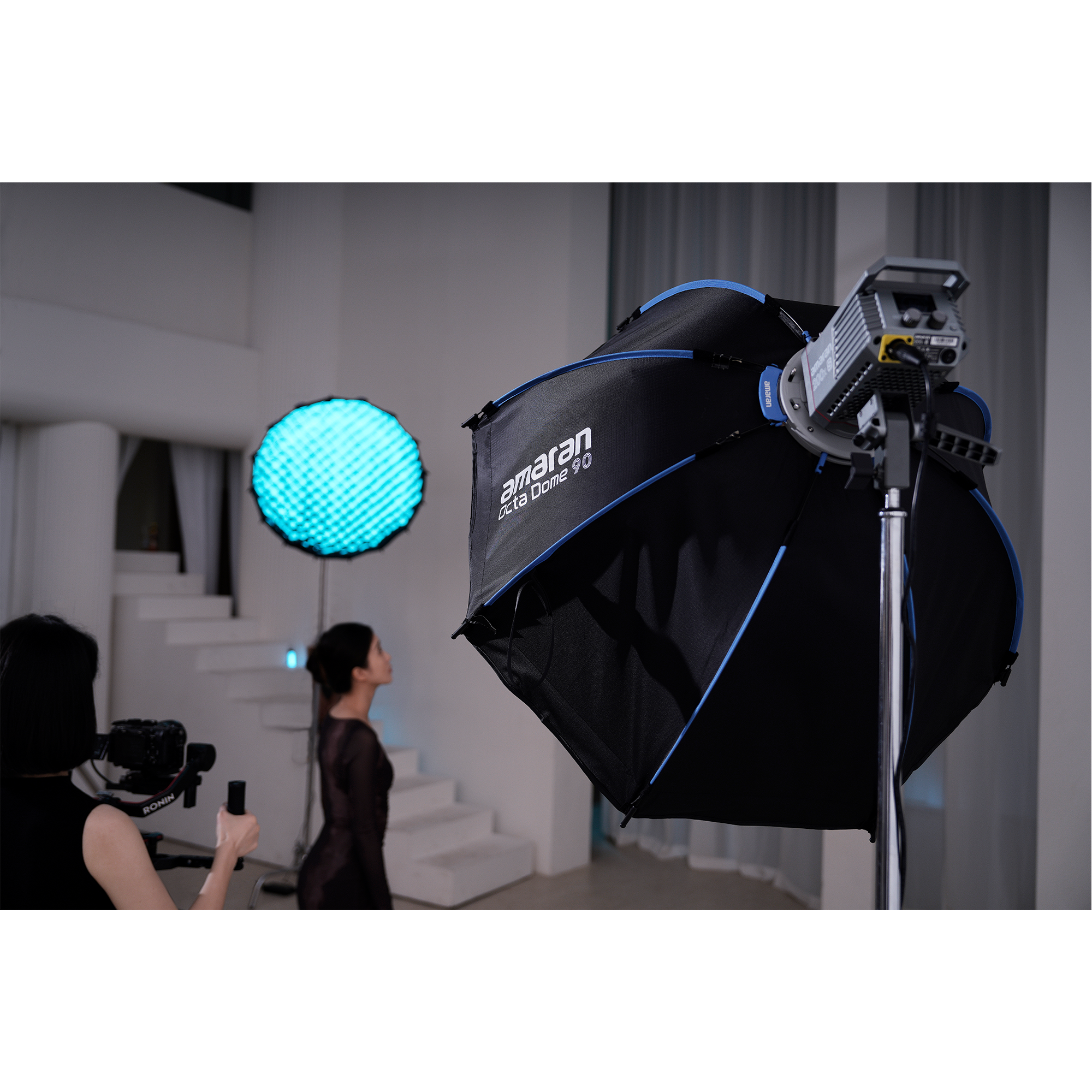 Amaran Octa Dome 90 - Professional Softbox Lighting for Photography & Video - Perfect for Studio, Portrait, and Product Shoots