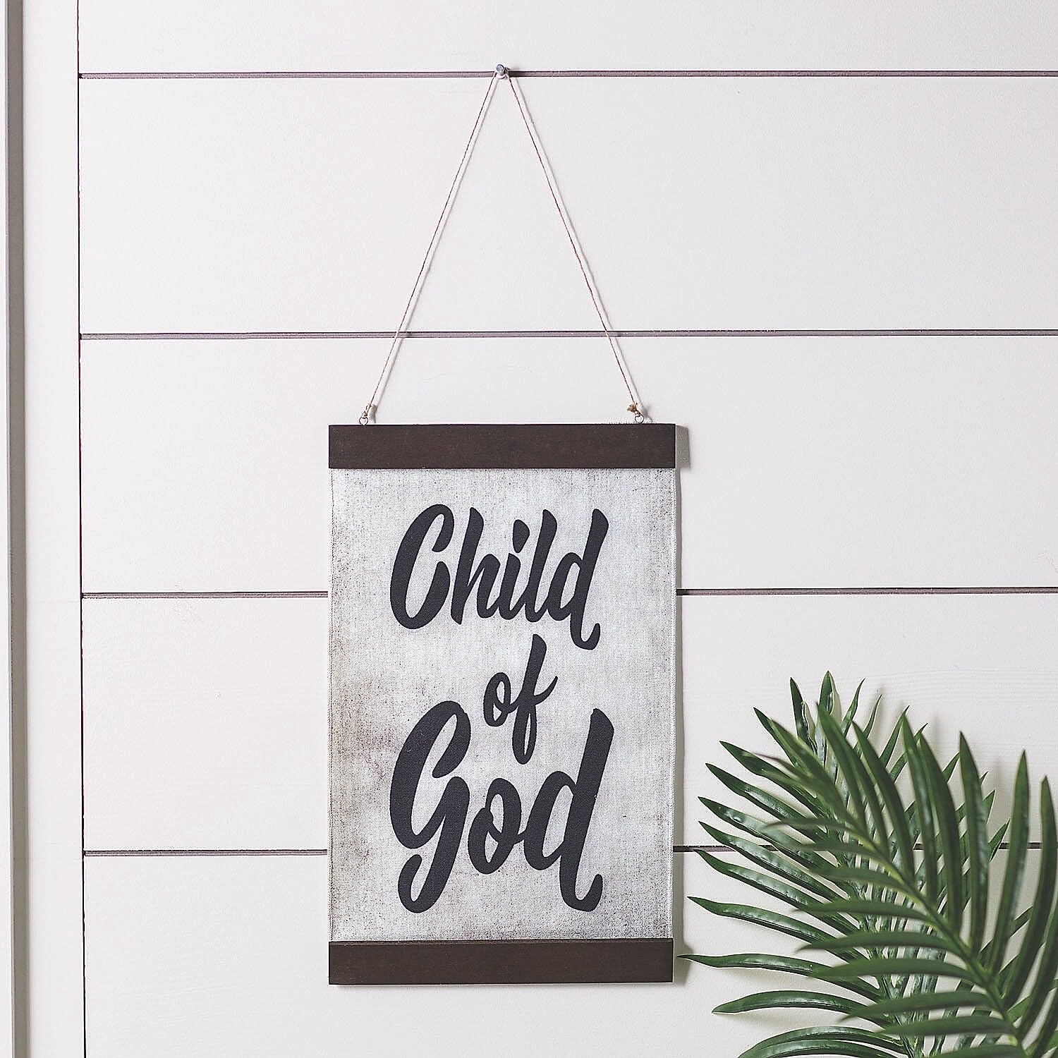 Child of God Wall Art - Inspirational Christian Home Decor - 1 Piece Canvas Print for Nursery, Bedroom & Living Room