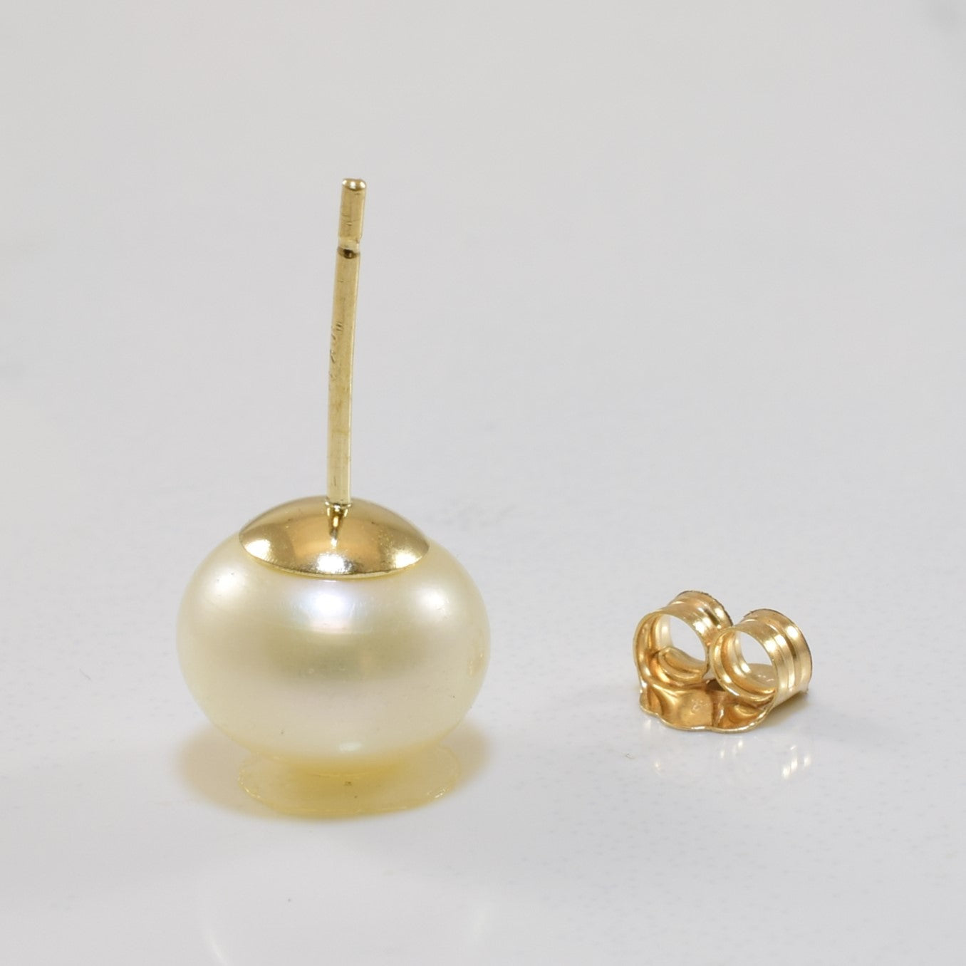 12.0ctw Button Pearl Stud Earrings for Women - Classic Round Freshwater Pearl Jewelry Gift for Birthday, Anniversary & Wedding (Elegant Everyday Wear & Special Occasions)