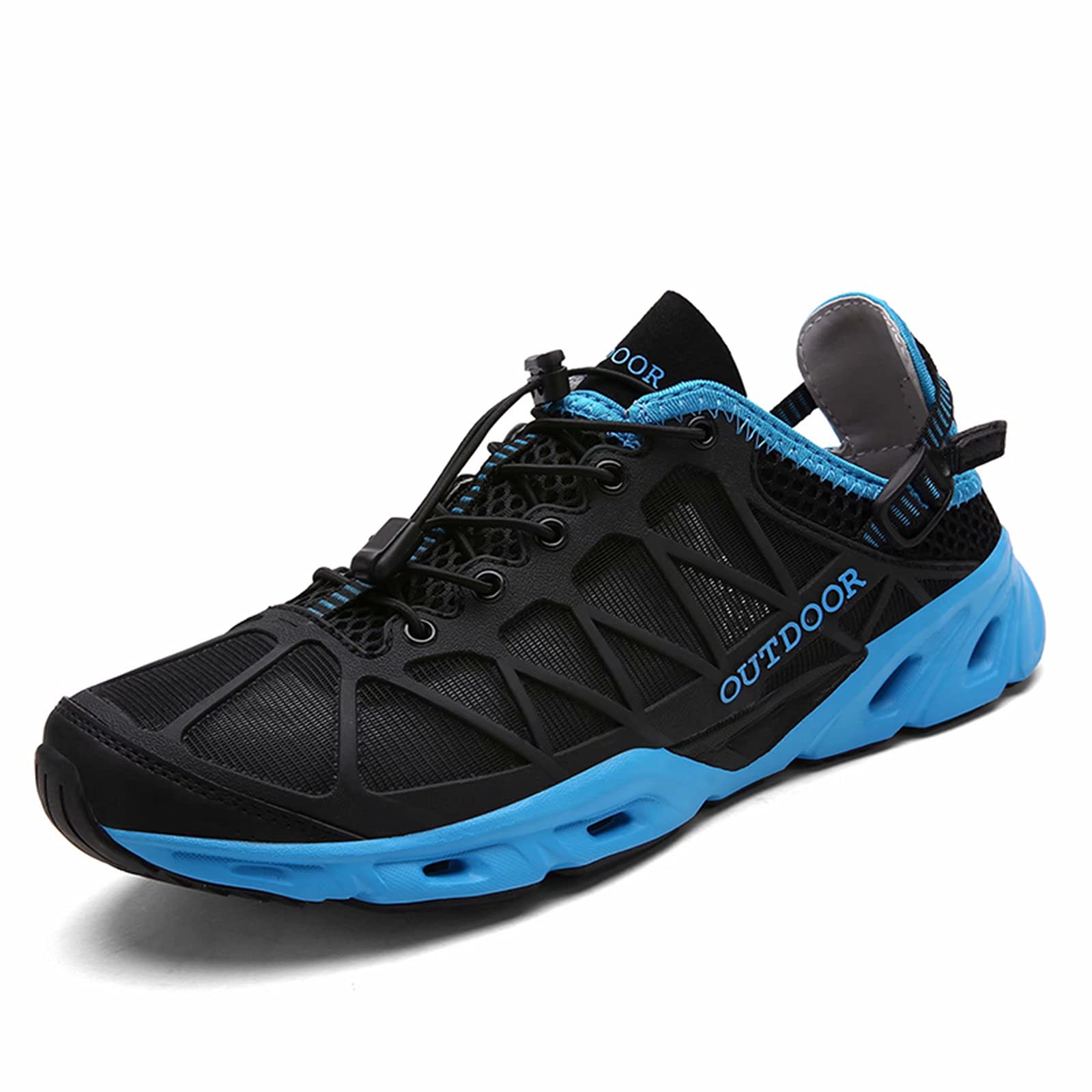 RUNMAXX Men's & Women's Hiking Shoes - Lightweight Quick-Drying Water Shoes for Fishing, Aqua Sports & Outdoor Activities | Barefoot Sneakers with Breathable Mesh for Beach, Pool & Trail Running
