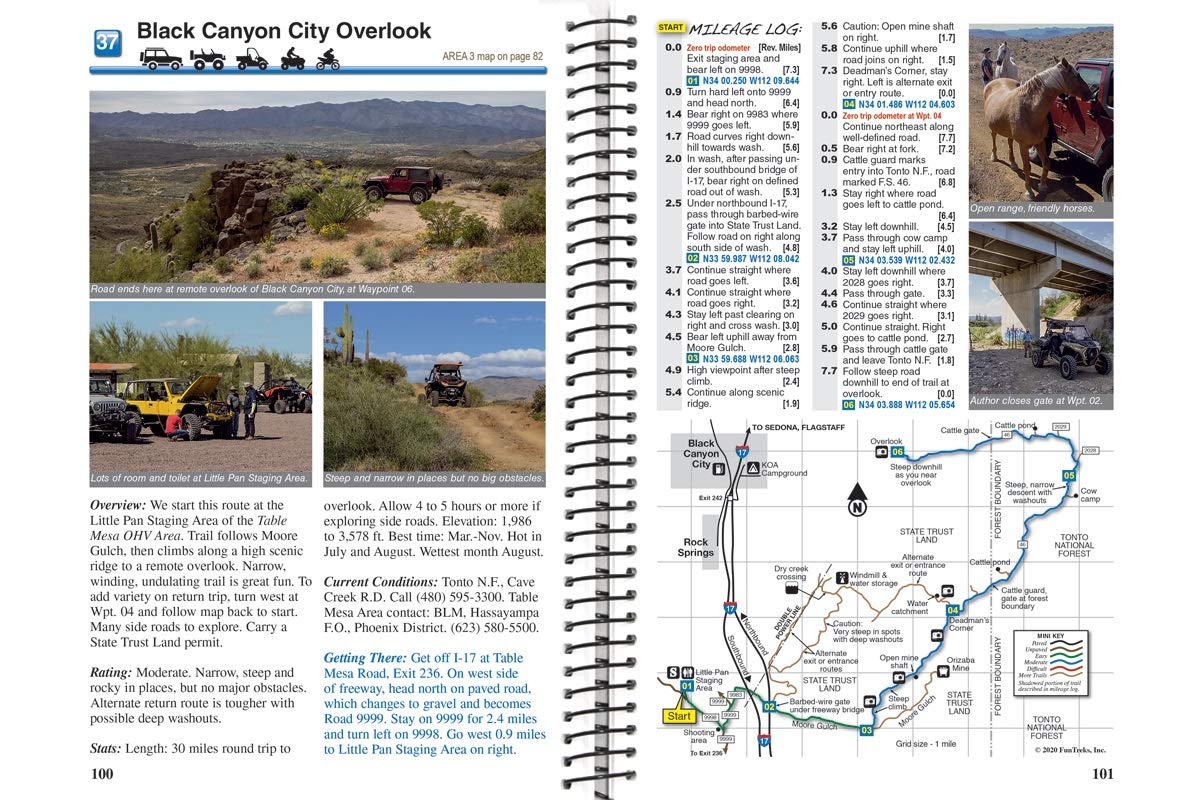 Arizona Backroads & 4WD Trails Guide Book - Ultimate Off-Road Adventure Guide for Jeep, Truck & SUV Enthusiasts | Explore AZ Desert & Mountain Scenic Routes