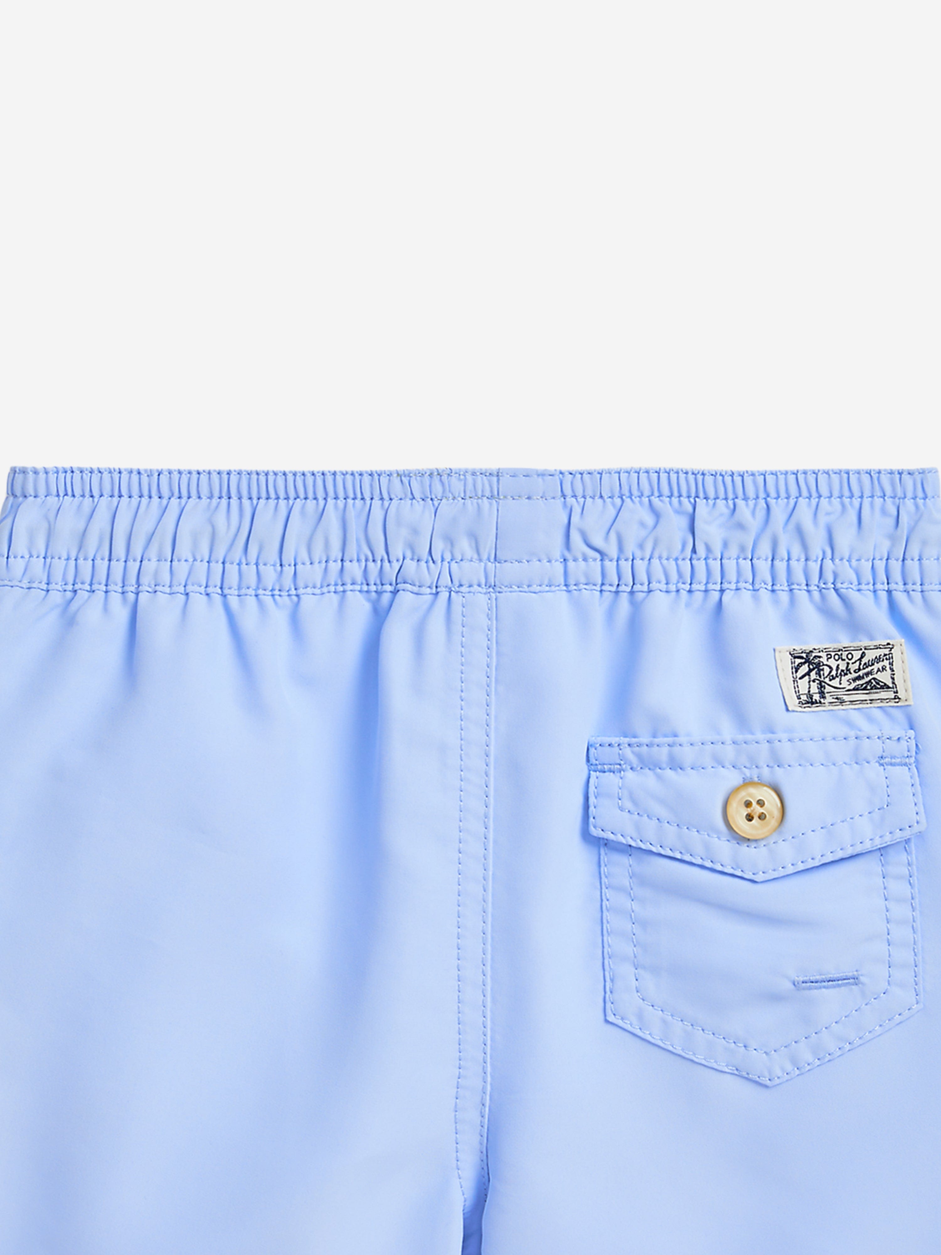Baby Boys Logo Swim Shorts - Blue Quick-Dry Comfortable Swimwear for Toddlers & Infants | Perfect for Pool, Beach & Summer Water Play