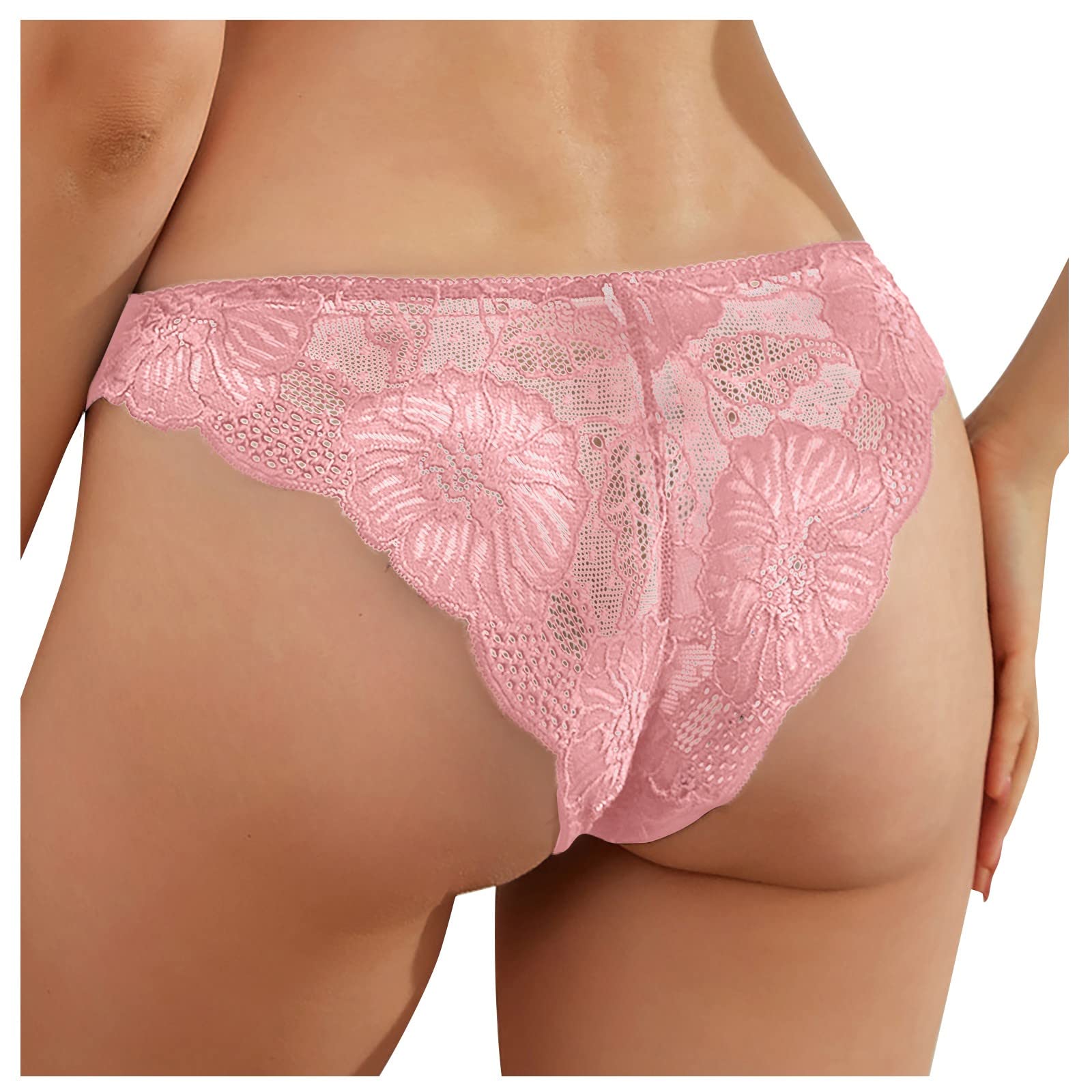 Women's See-Through Hollow Out Soft Invisible Hipster G-String Underwear - T-Back Briefs for Sensual Wear & Intimate Moments