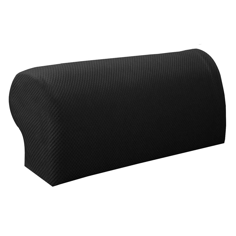 VALINK 1 Pair Stretch Armchair Protector Covers - Non-Slip Sofa Armrest Slipcovers, Soft Polyester Fabric for Home Decor - Perfect for Living Room, Office, and Dining Room Furniture Protection