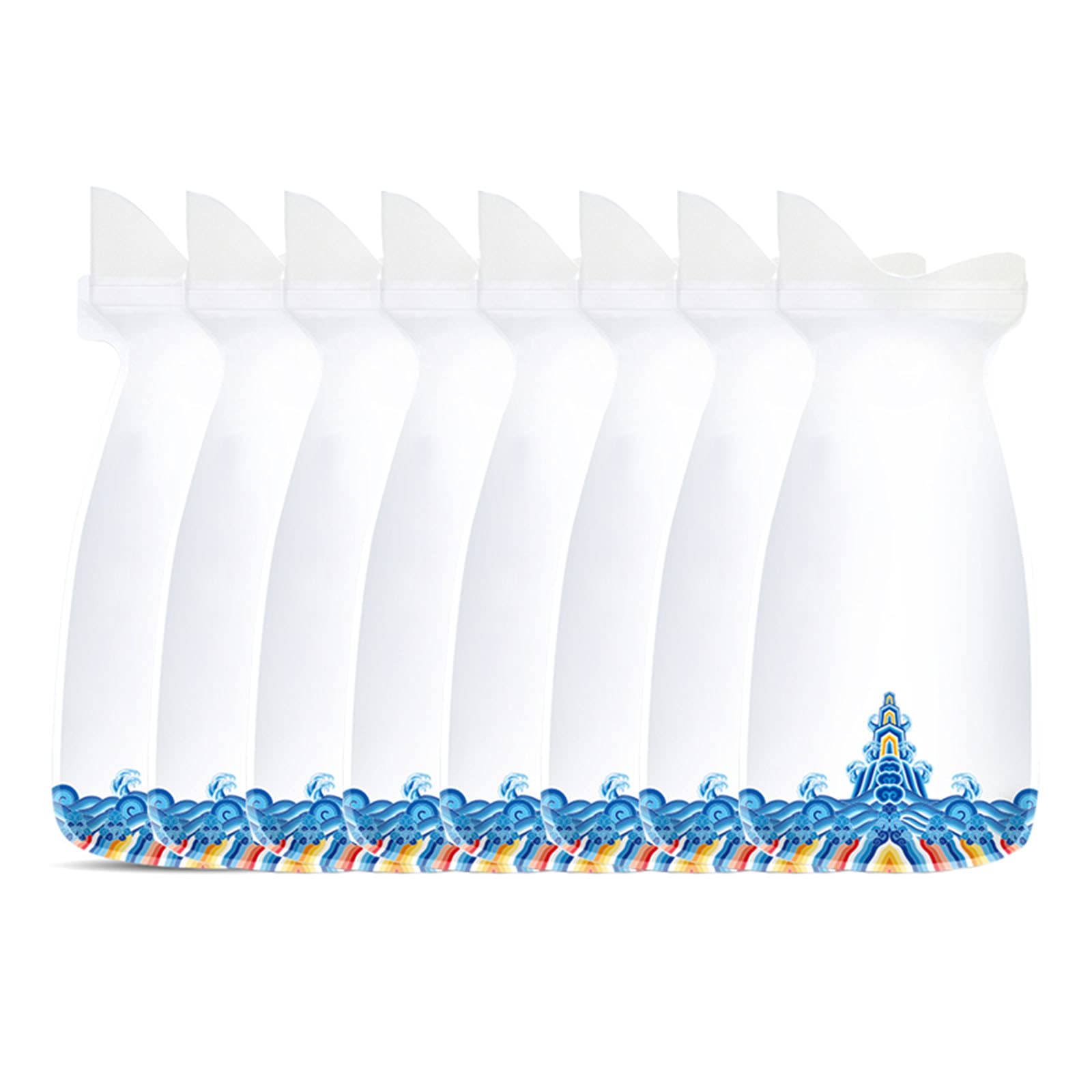 GYAM 8 Pack Disposable Urine Bags - Emergency Pee Bags for Travel, Camping & Outdoor Activities | Leak-Proof & Odor-Control Portable Urinal for Men, Women, Kids & Patients | Perfect for Road Trips, Hiking & Traffic Jams