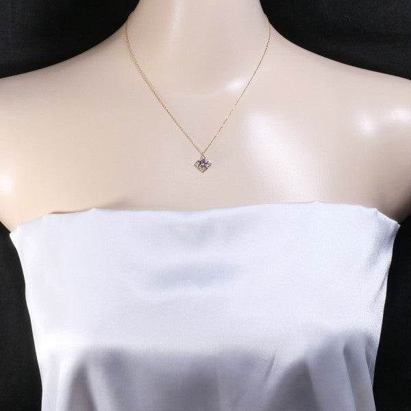 10K Yellow Gold Amethyst & Zirconia Pendant Necklace for Women | Elegant Jewelry Gift for Birthday, Anniversary & Valentine's Day | Perfect for Parties, Weddings & Special Occasions