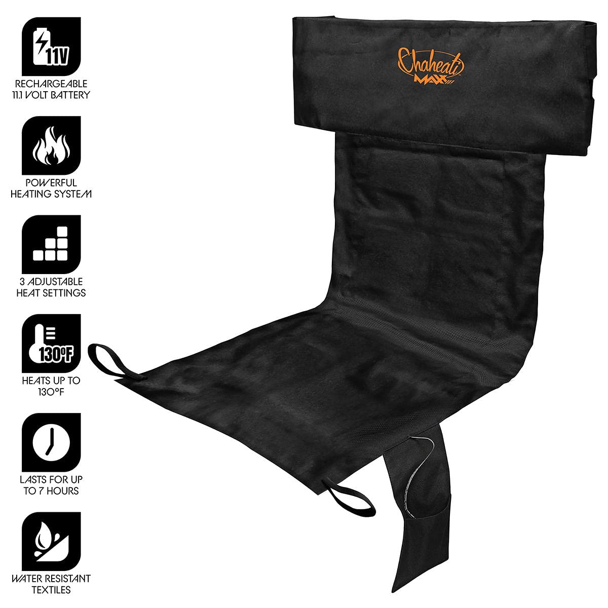 MAXX Heated Car Seat Cushion - Universal Fit for Cars & Trucks - Fast Heating & Comfort for Winter Driving