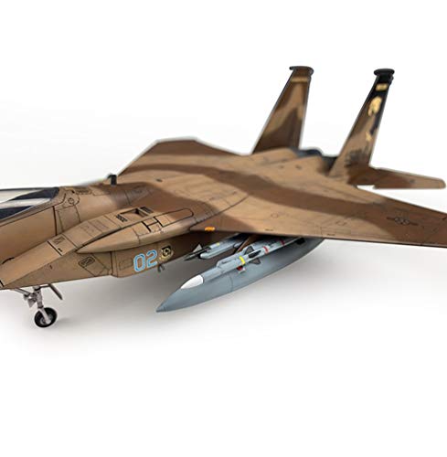 1/72 Scale US F-15C MSIP II Eagle Military Aircraft Model - Plastic Display for Adult Collectors & Home Decor | Perfect for Aviation Enthusiasts, Office Display & Military Memorabilia Collections