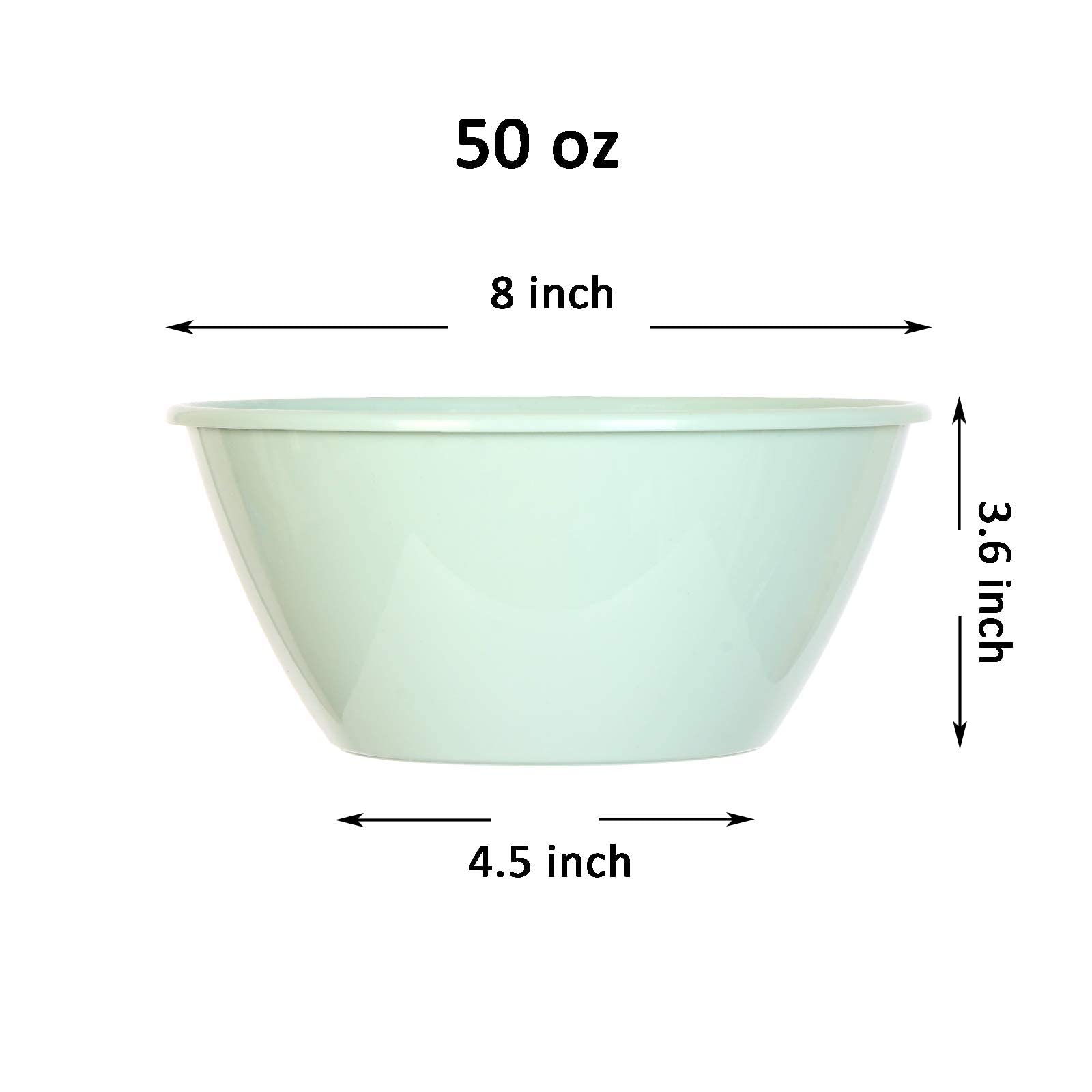 Youngever 50oz Plastic Bowls Set of 9 - Large Cereal & Soup Bowls in 9 Vibrant Colors | Perfect for Breakfast, Snacks, Salads & Family Dining