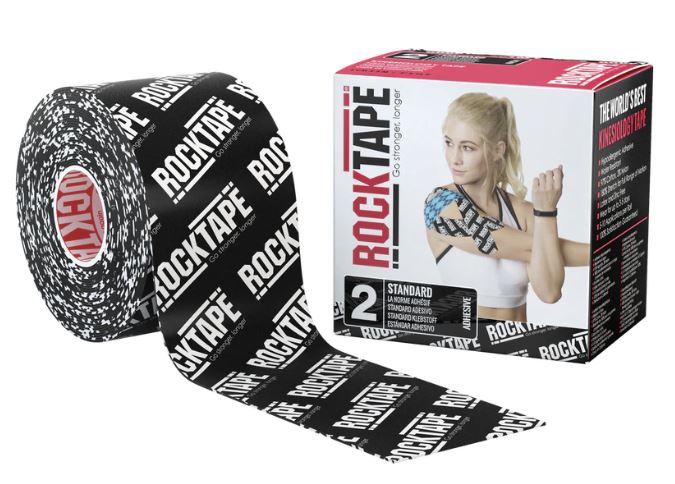 RockTape Standard Uncut Kinesiology Tape - Premium Elastic Sports Tape for Pain Relief & Muscle Support - Ideal for Athletes, Runners & Physical Therapy (10m Roll) | Perfect for Injury Recovery, Joint Stability & Performance Enhancement