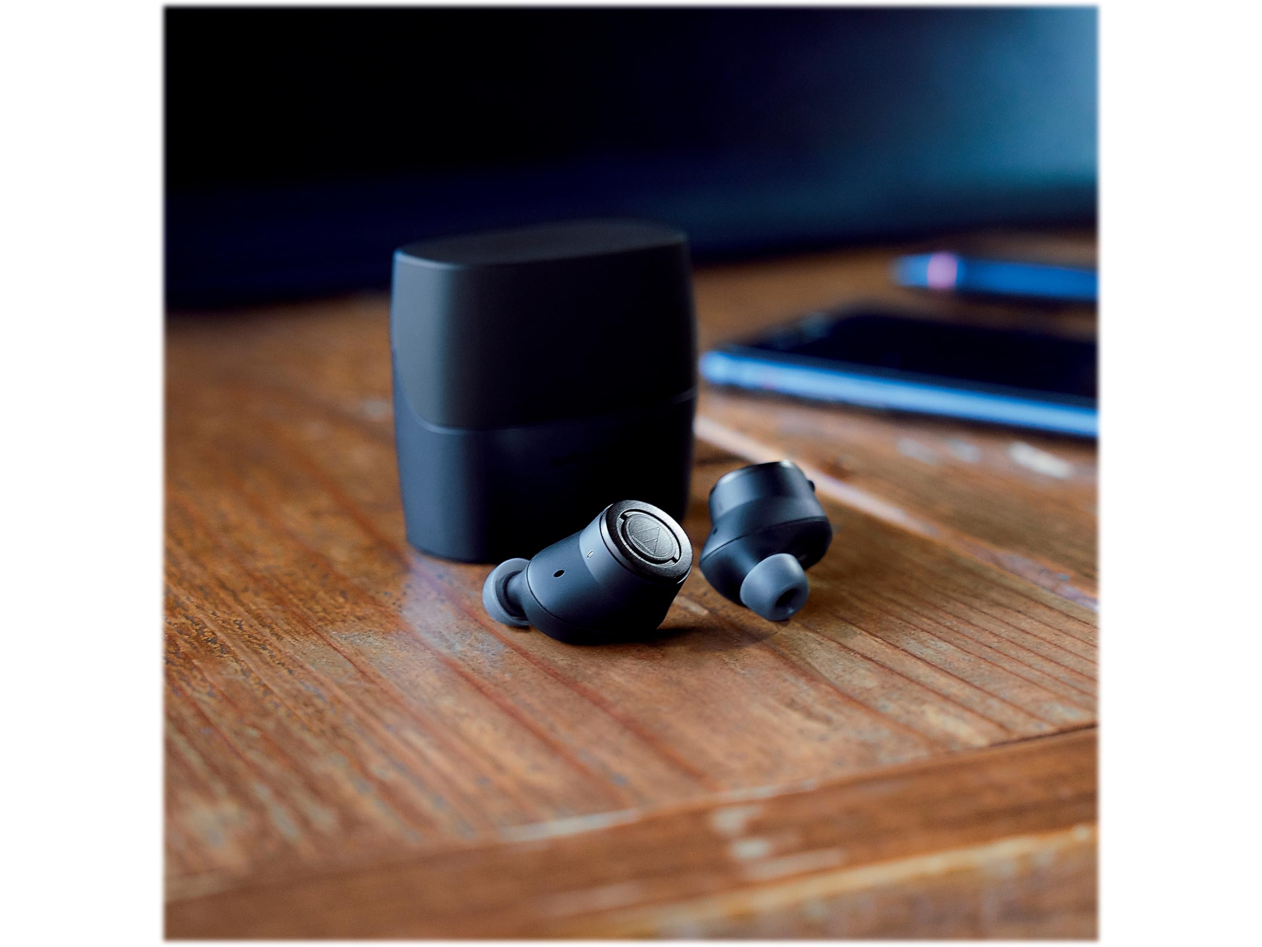 Audio-Technica ATH-ANC300TW Wireless Noise-Cancelling Earbuds with Active Noise Cancellation, Bluetooth 5.0, 30H Battery - Perfect for Travel, Workout & Commuting (Black)