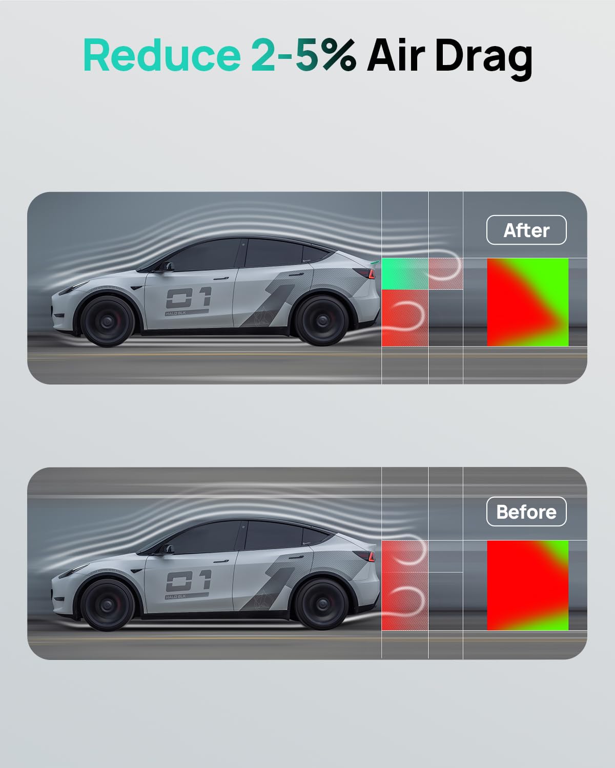 HALOBLK Performance Carbon Fiber Spoiler for Tesla Model Y 2020-2024 - Genuine 3K Matte Finish Rear Wing - Lightweight Aerodynamic Upgrade for Enhanced Style & Downforce