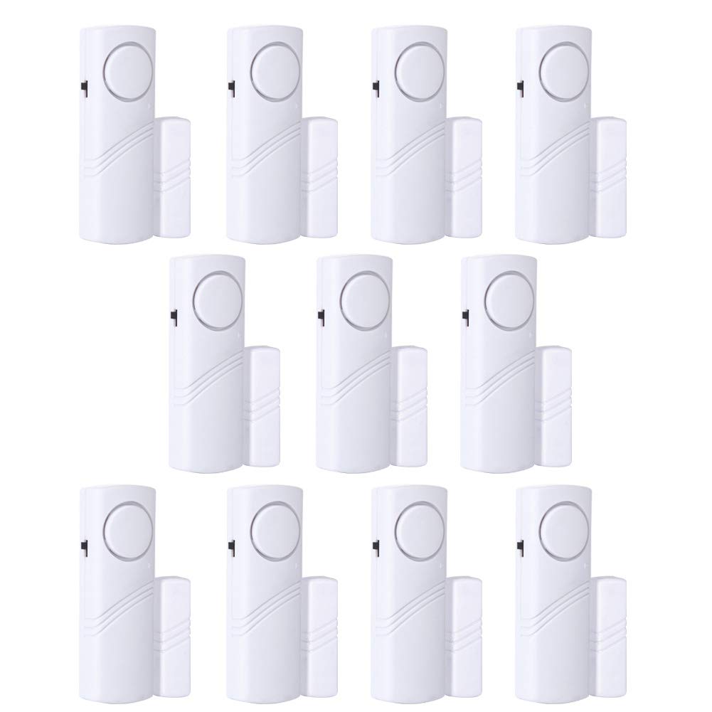 Wireless Door Window Alarm Sensor - 11 Pack Home Security Anti-Theft Burglar Alarm System for House, Apartment & Office Protection | Easy DIY Installation & Loud 120dB Alarm Sound