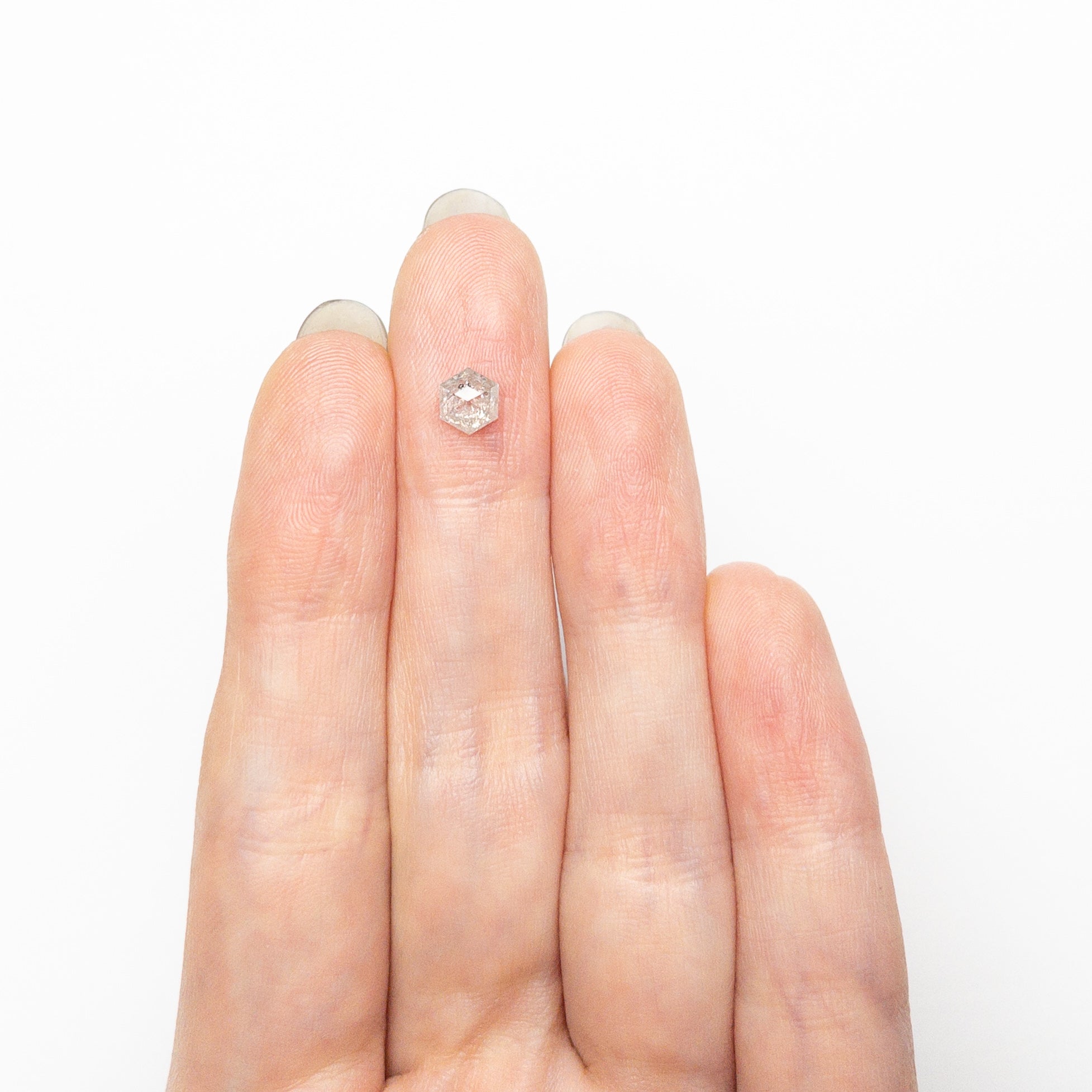 0.72ct Hexagon Step Cut Loose Gemstone - 5.59x4.86x3.17mm Natural Diamond for Jewelry Making (Item#25457) - Perfect for Engagement Rings, Earrings & Custom Jewelry Designs