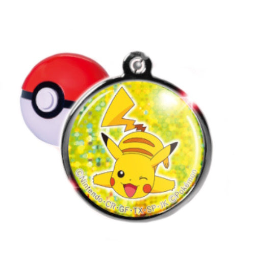 Pokemon Metal Keychain - Takara Tomy 1 Inch Collectible Mascot Charm | Perfect for Backpacks, Key Rings & Gift Giving