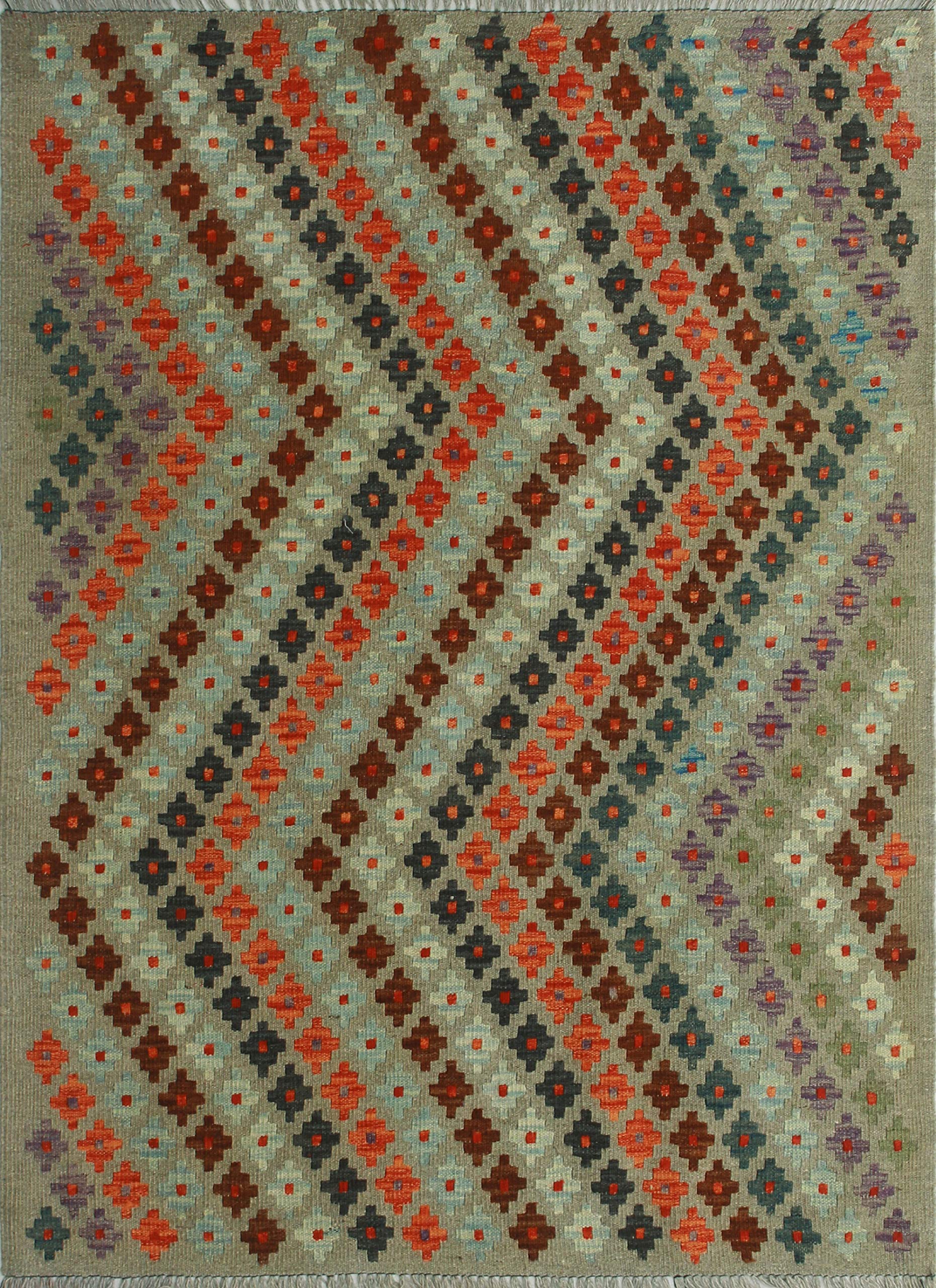 Luxury Noori Rug Sangat Morwarid Light Brown/Burgundy Area Rug 3'6 x 4'8 - Perfect for Living Room, Bedroom & Office Decor