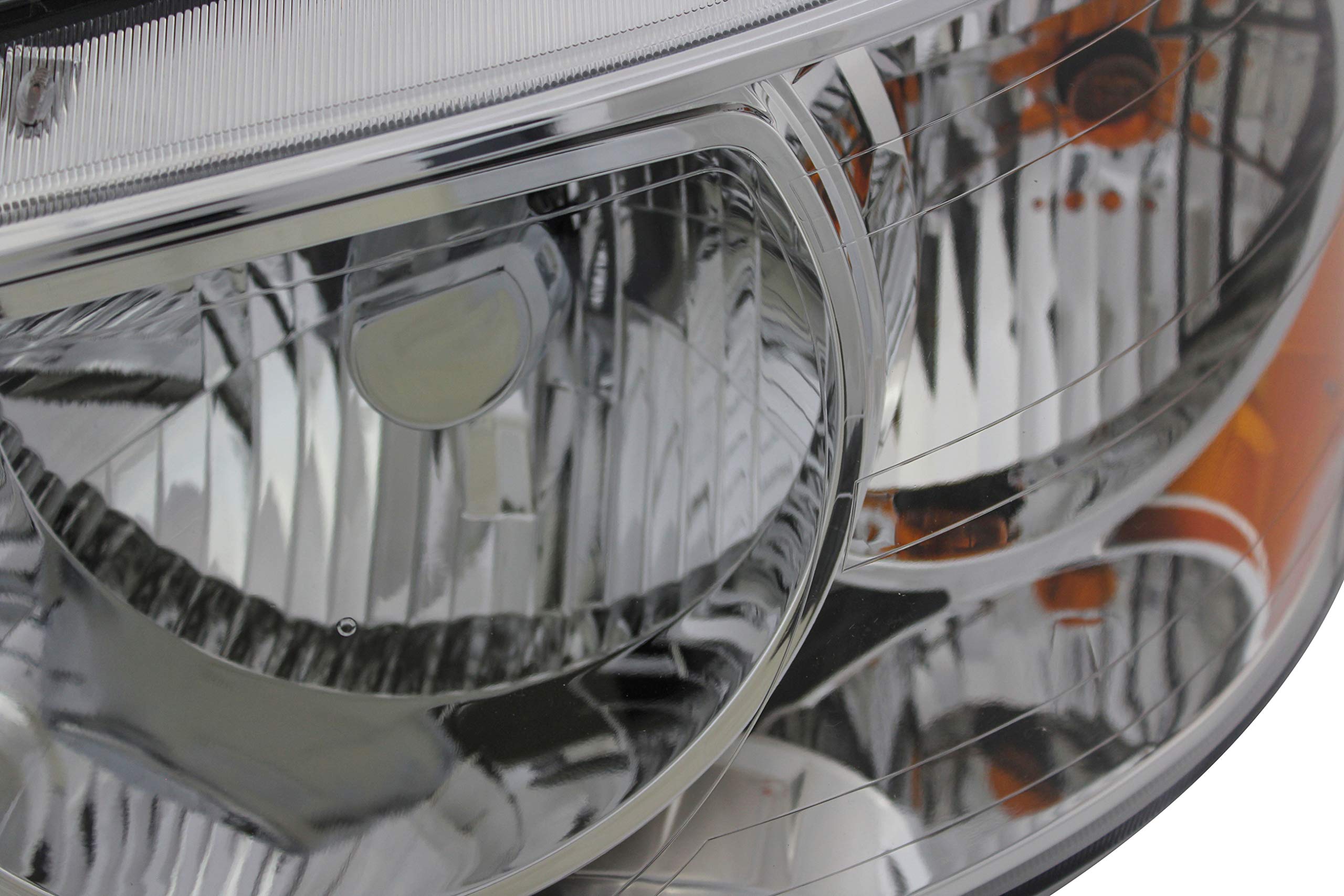 2006-2009 Pontiac Torrent Headlight Assembly Set - Halogen Replacement Lamps for Driver & Passenger Side | Perfect for Night Driving & Auto Restoration Projects