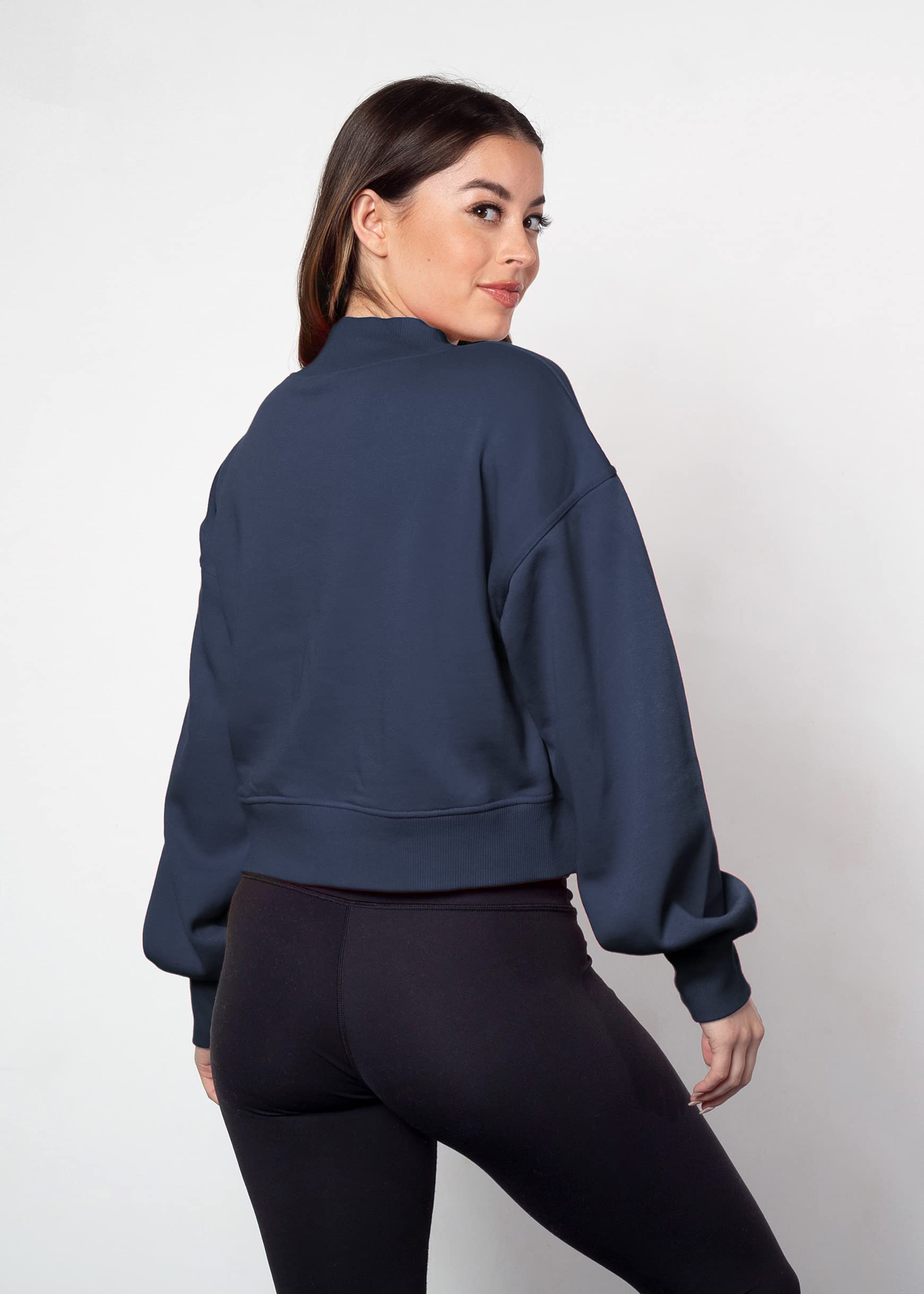 Chicka-D Women's Haily Sweatshirt - Cozy Fleece Pullover for Casual Wear, Lounge, and Outdoor Activities