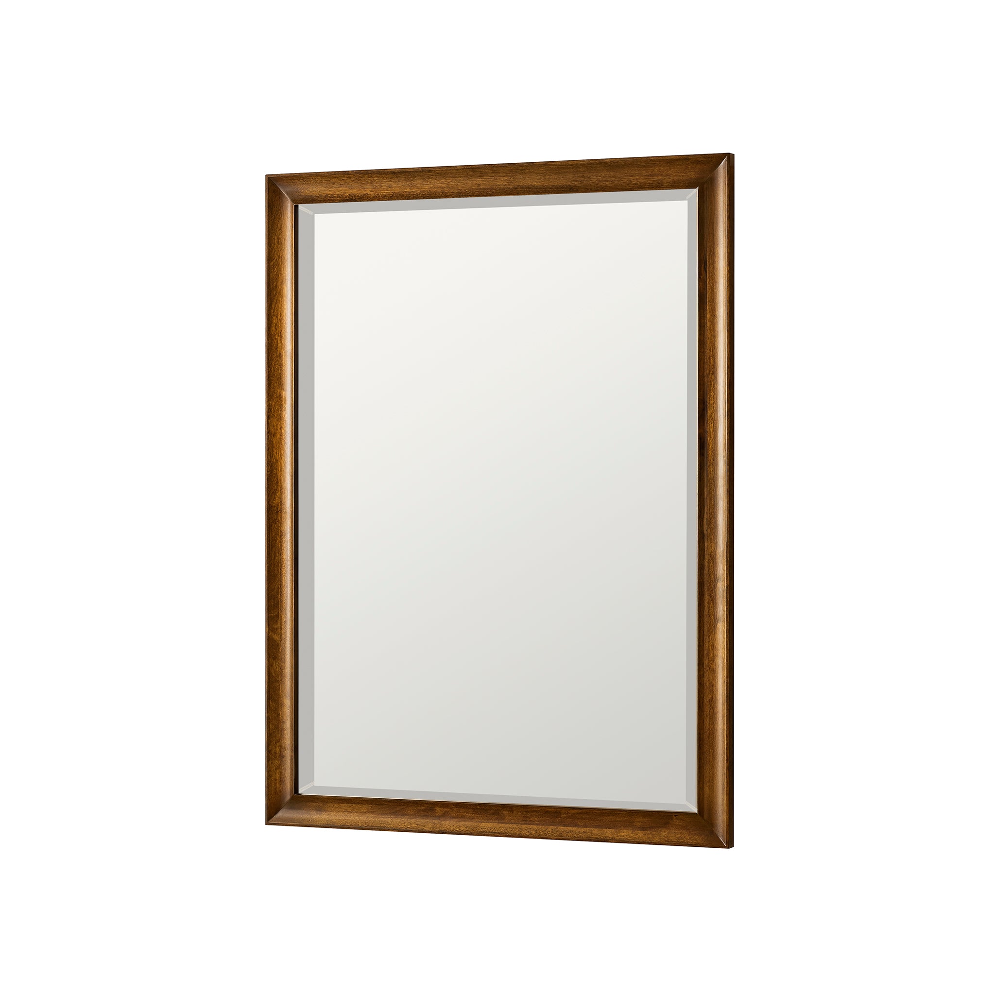 Glenbrooke 30-Inch Country Oak Wall Mirror - Rustic Farmhouse Bathroom & Entryway Decor for Home