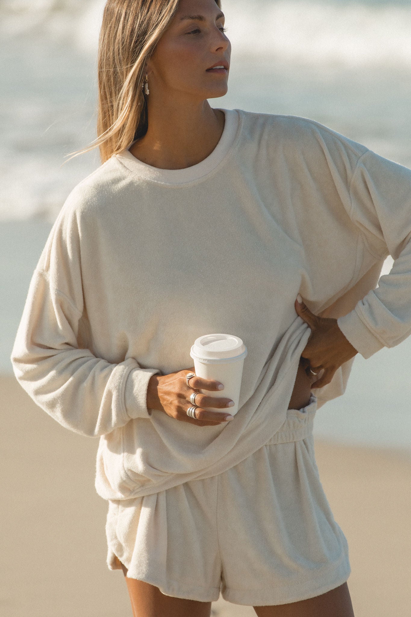 Surfrider Oversized Pullover Hoodie - Soft & Comfortable Beach Towel Cover-Up for Women & Men - Perfect for Surfing, Swimming, and Beach Vacations
