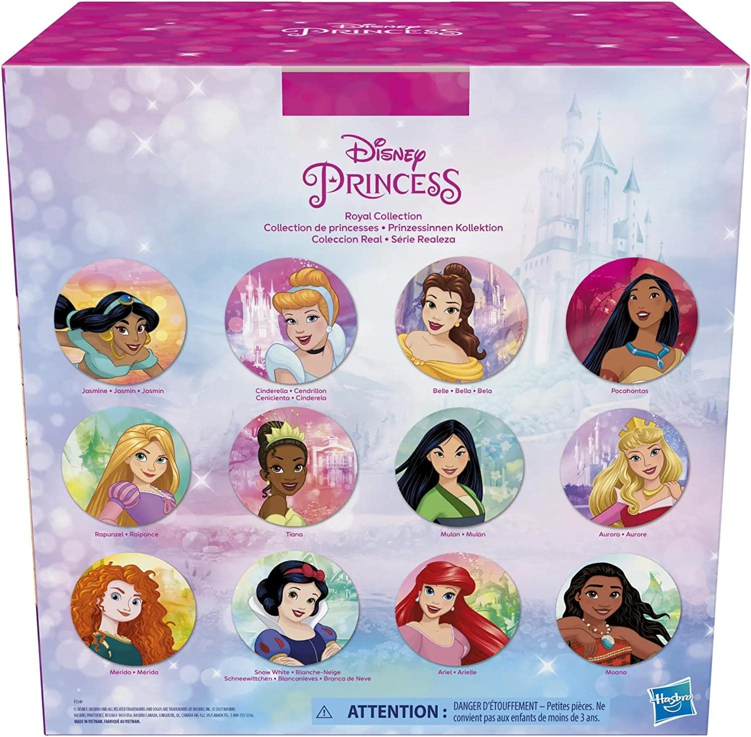Disney Princess Royal Collection - 12 Royal Shimmer Fashion Dolls Set with Dresses & Accessories, Girls Toys Ages 3+ | Perfect for Birthday Gifts, Playtime & Collecting (Amazon Exclusive)