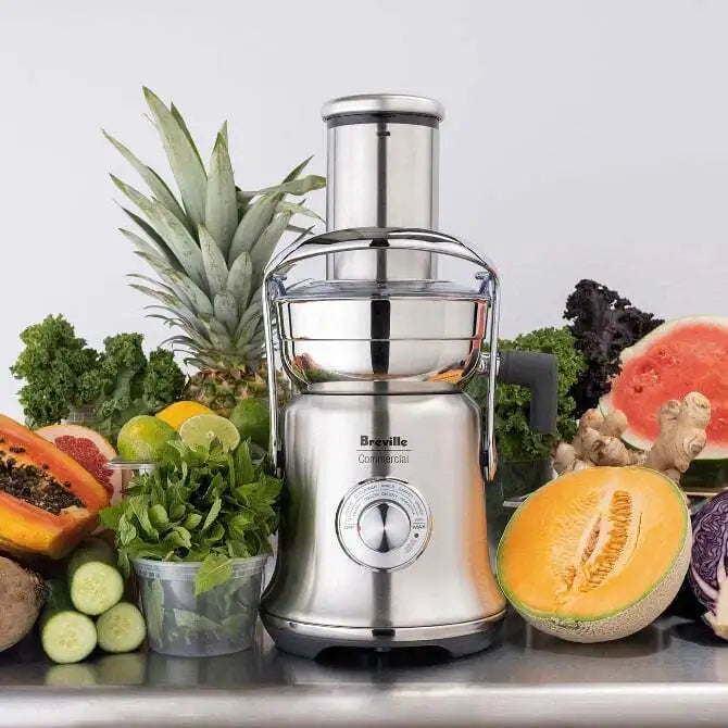 Breville Commercial Juice Fountain XL Pro - High-Speed Juicer for Fruits & Vegetables - Perfect for Home, Restaurant & Juice Bar Use