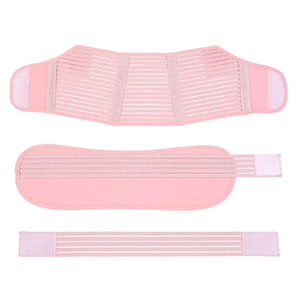 Exceart Maternity Belt for Women - Pregnancy Back Support & Belly Band - Abdominal Support Band for Low Back Pain Relief - Size M Pink - Perfect for Daily Wear & Postpartum Recovery