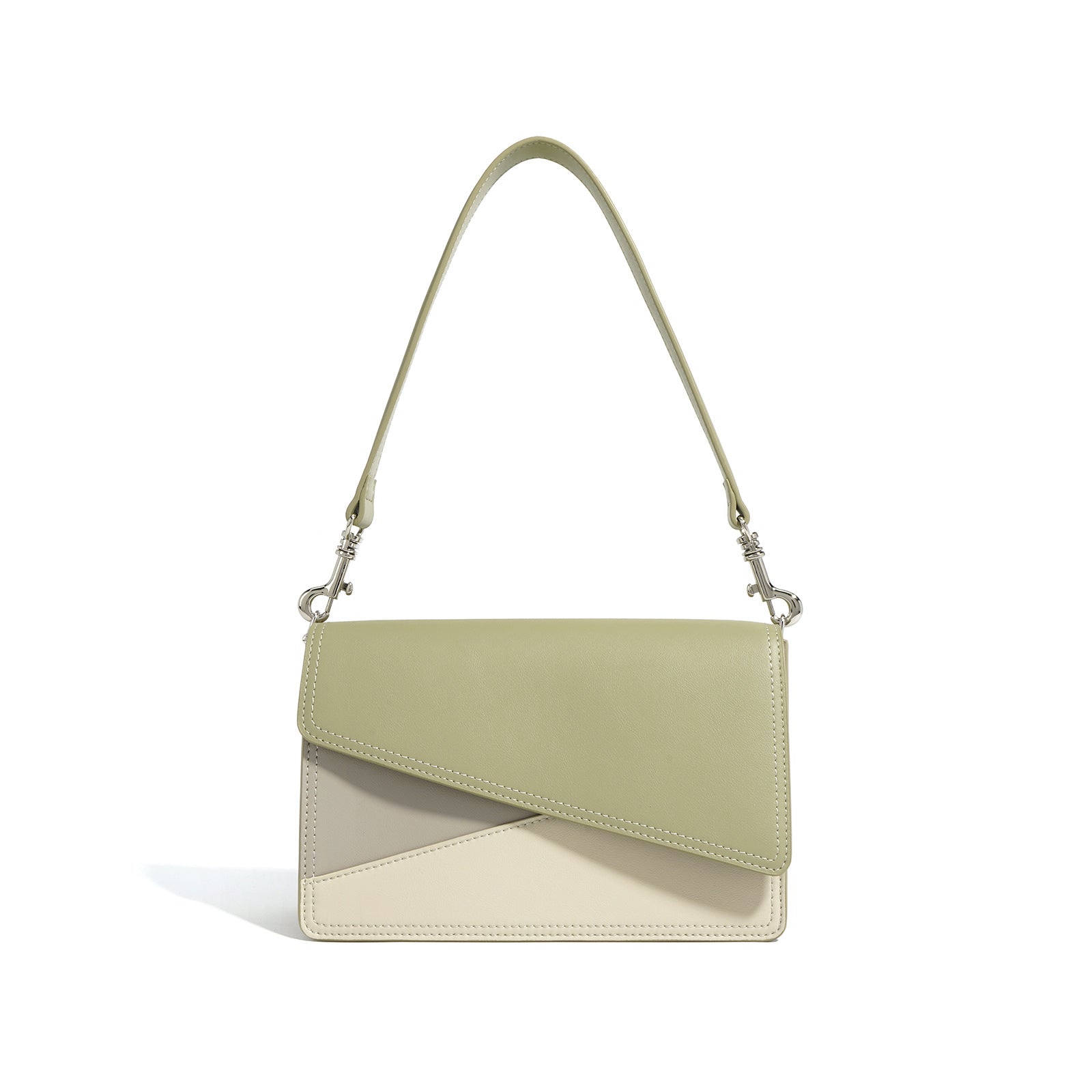 Modern Geometric Colorblock Crossbody Bag for Women - Stylish & Trendy Shoulder Purse for Work, Travel & Everyday Use