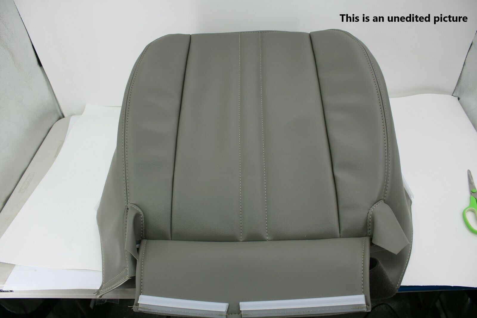 1997-2002 GMC Savana Cargo Van Gray Bottom Vinyl Seat Cover - Durable, Custom Fit Replacement Seat Protection for Work Vans & Delivery Vehicles