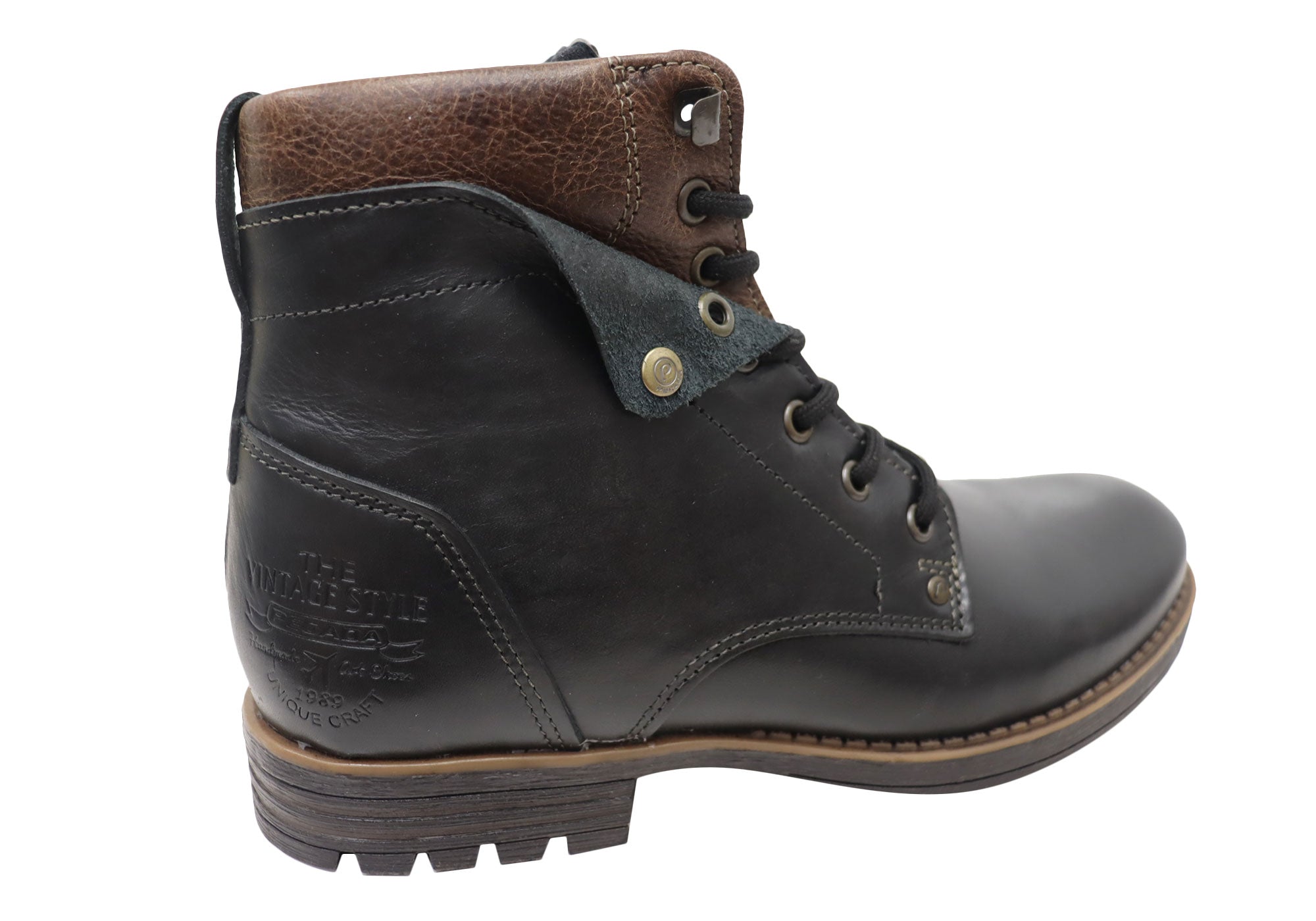 Julian Men's Comfortable Leather Boots - Handmade in Brazil - Stylish & Durable for Casual Wear, Work & Outdoor Adventures