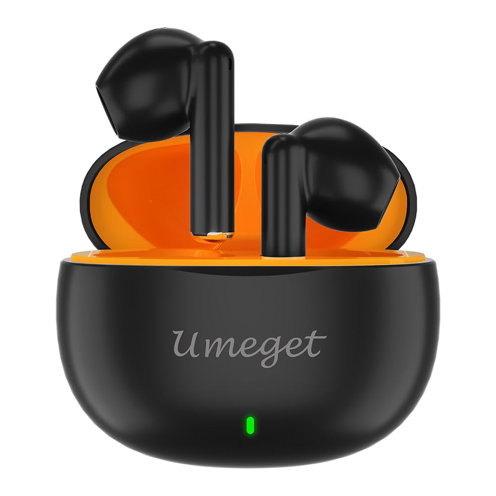 Wireless Bluetooth Earbuds with ENC Noise Cancellation & Dual Mic - 13mm Speaker for Crystal Clear Sound, Low Latency Gaming & In-Ear Detection - Perfect for Workouts, Commuting & Online Meetings (White)