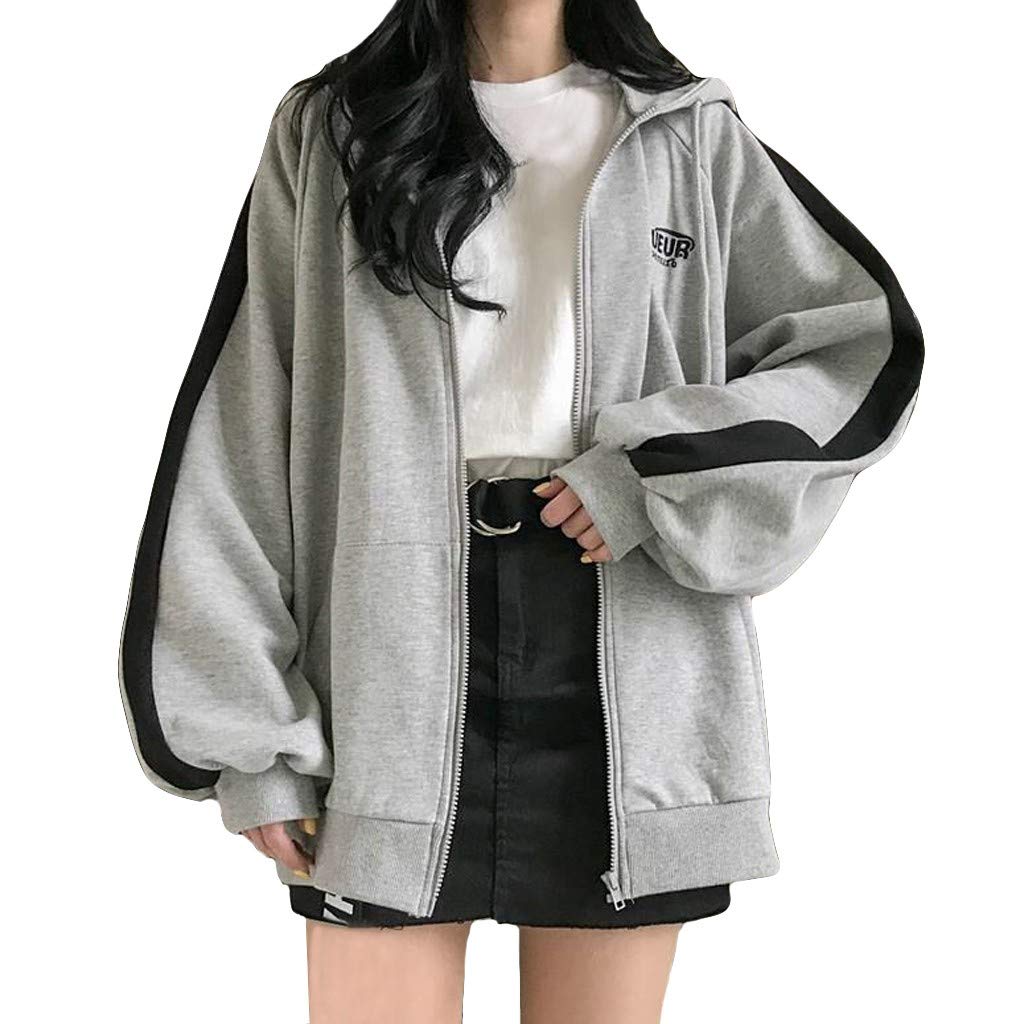 UODSVP Women's Winter Coats - Fashion Cardigan Hooded Long Sleeve Blouse Loose Coat for Casual Outfits & Outdoor Activities