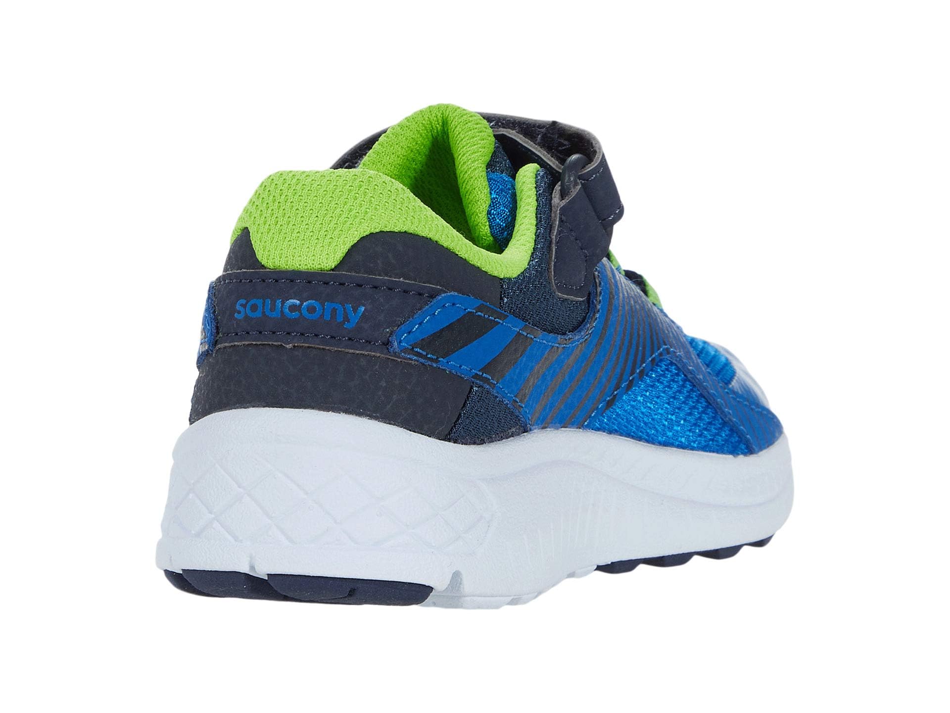 Saucony Velocer A/C Running Shoes for Kids - Lightweight Breathable Sneakers in Blue/Green, Size 5 Big Kid M - Perfect for School, Sports & Outdoor Activities