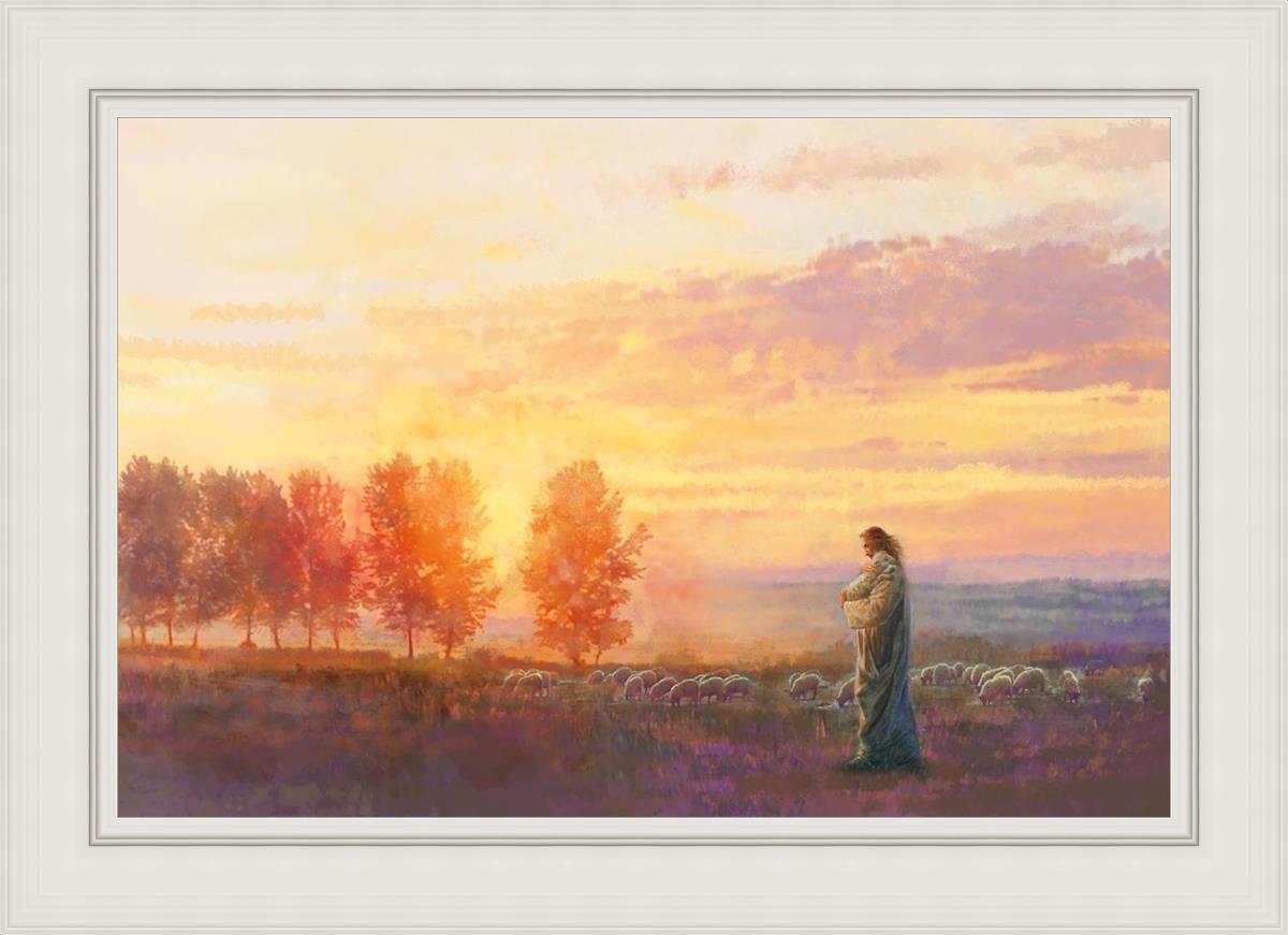 Eventide By Yongsung Kim - Premium Christian Wall Art for Home & Church Decor | Inspirational Bible Verse Canvas Painting | Perfect for Living Room, Bedroom & Worship Spaces