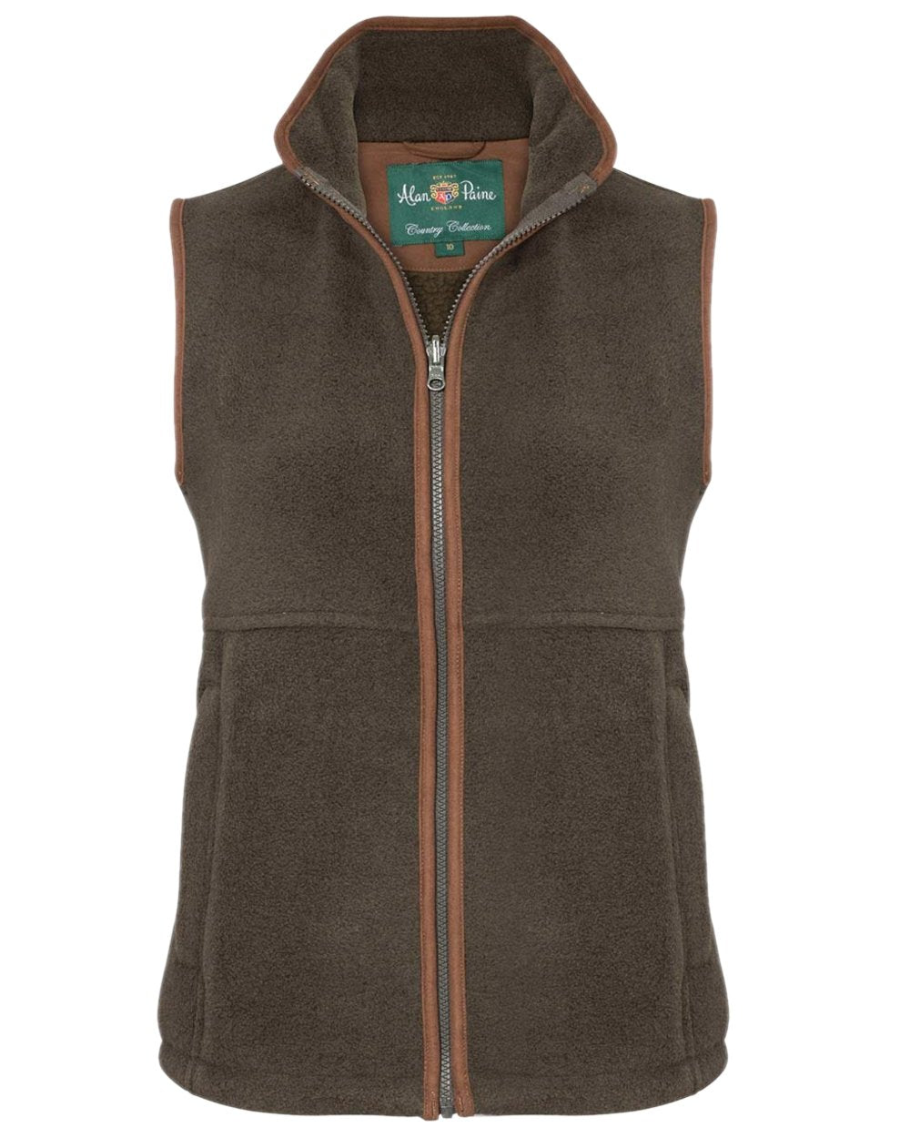 Alan Paine Aylsham Ladies Fleece Gilet - Women's Lightweight Warm Vest for Outdoor Activities, Hiking & Casual Wear