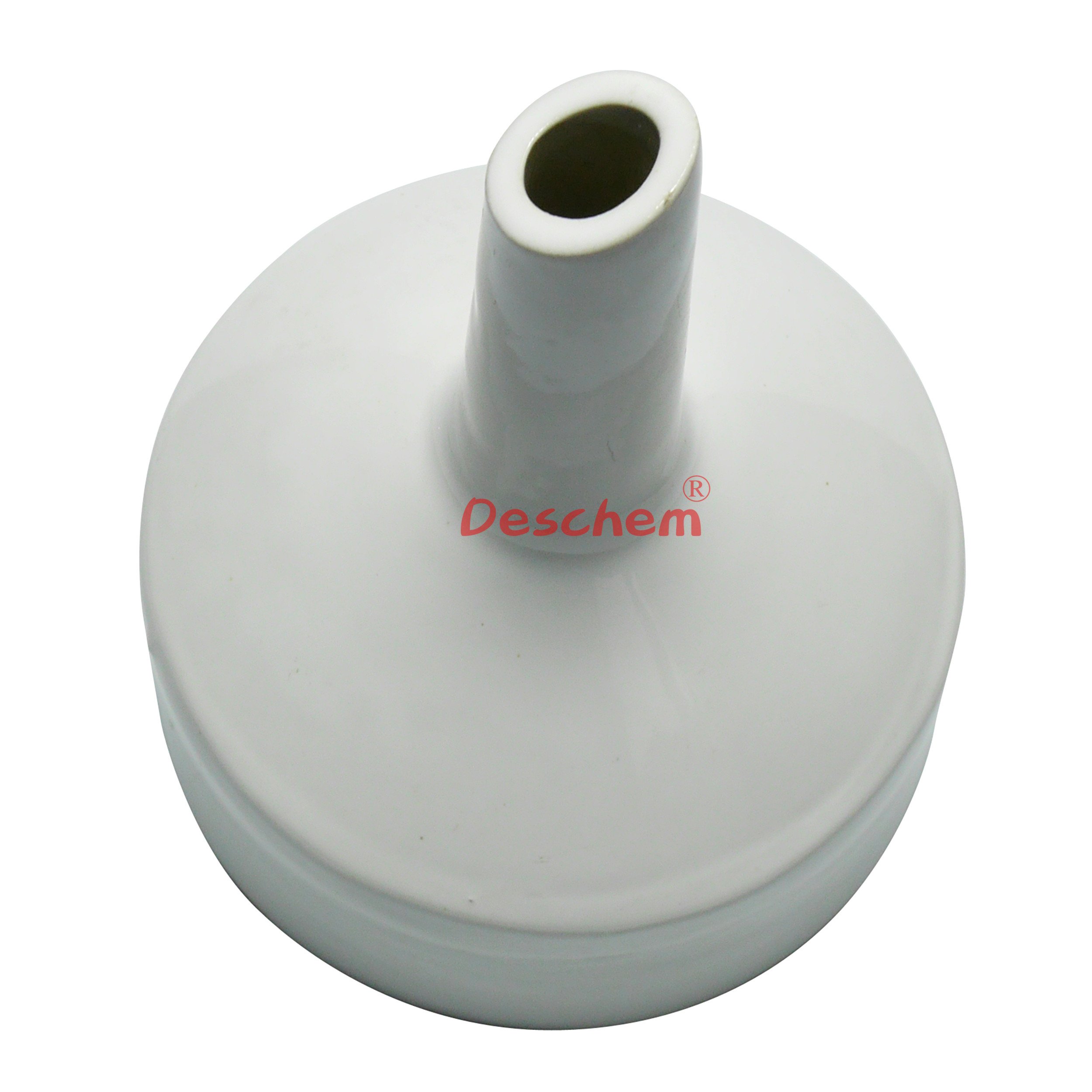 120mm Porcelain Buchner Funnel - 12cm OD Lab Filtration Equipment for Chemistry Experiments & Essential Oil Extraction | Durable Laboratory Glassware for Scientific Research & Home DIY Projects