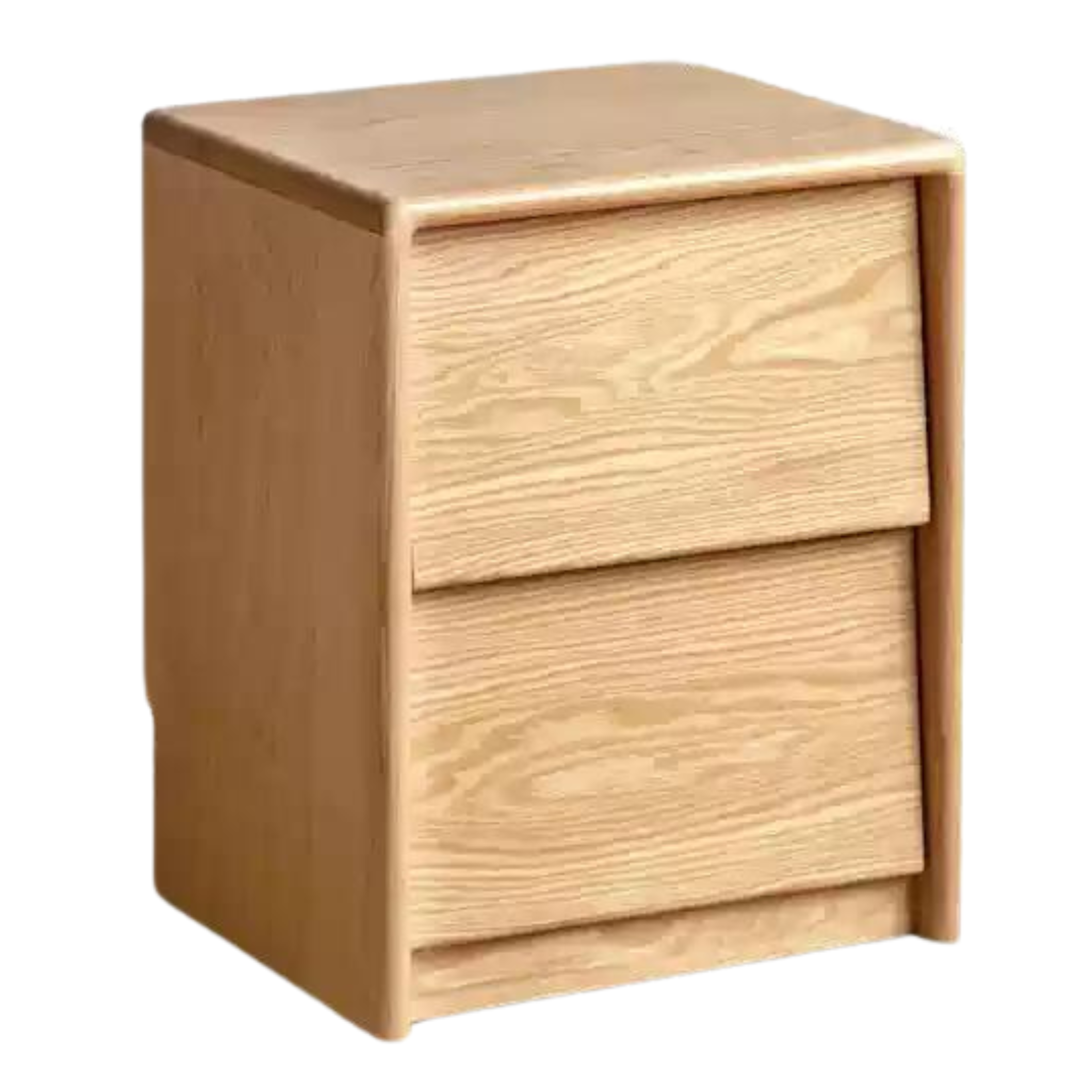 15.7x13.7x19.6 inch / 40x35x50cm / Natural wood color / Oak bedside cabinet