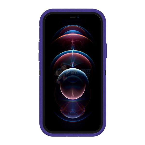 iPhone 12 Pro Max Shockproof Defender Case - Heavy Duty Protection, Anti-Scratch & Drop Proof Phone Cover (Purple) | Perfect for Outdoor Activities, Travel & Daily Use