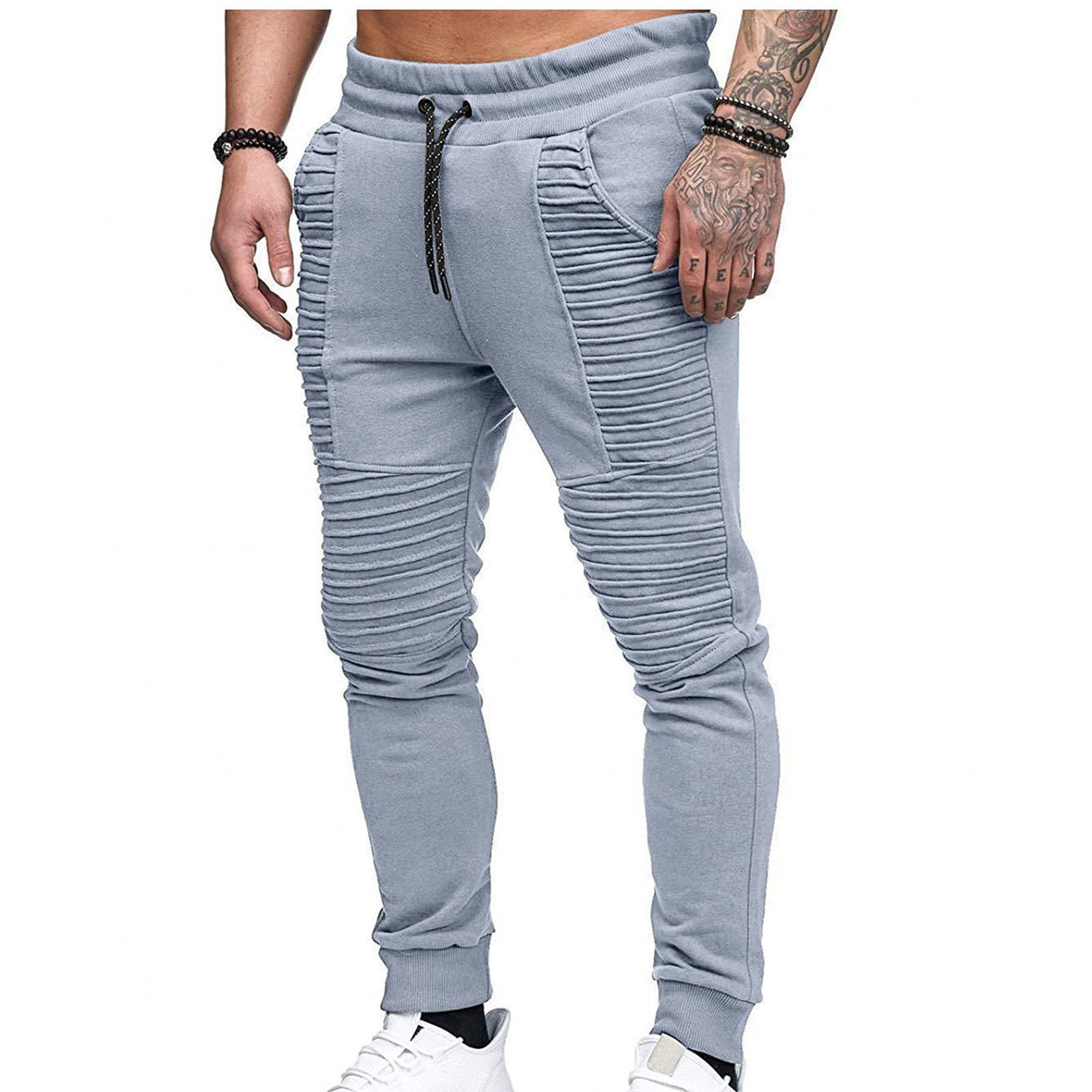 Best Men's Slim Fit Joggers & Workout Pants for Tall Men - Comfortable Baggy Sweatpants for Gym, Running & Casual Wear