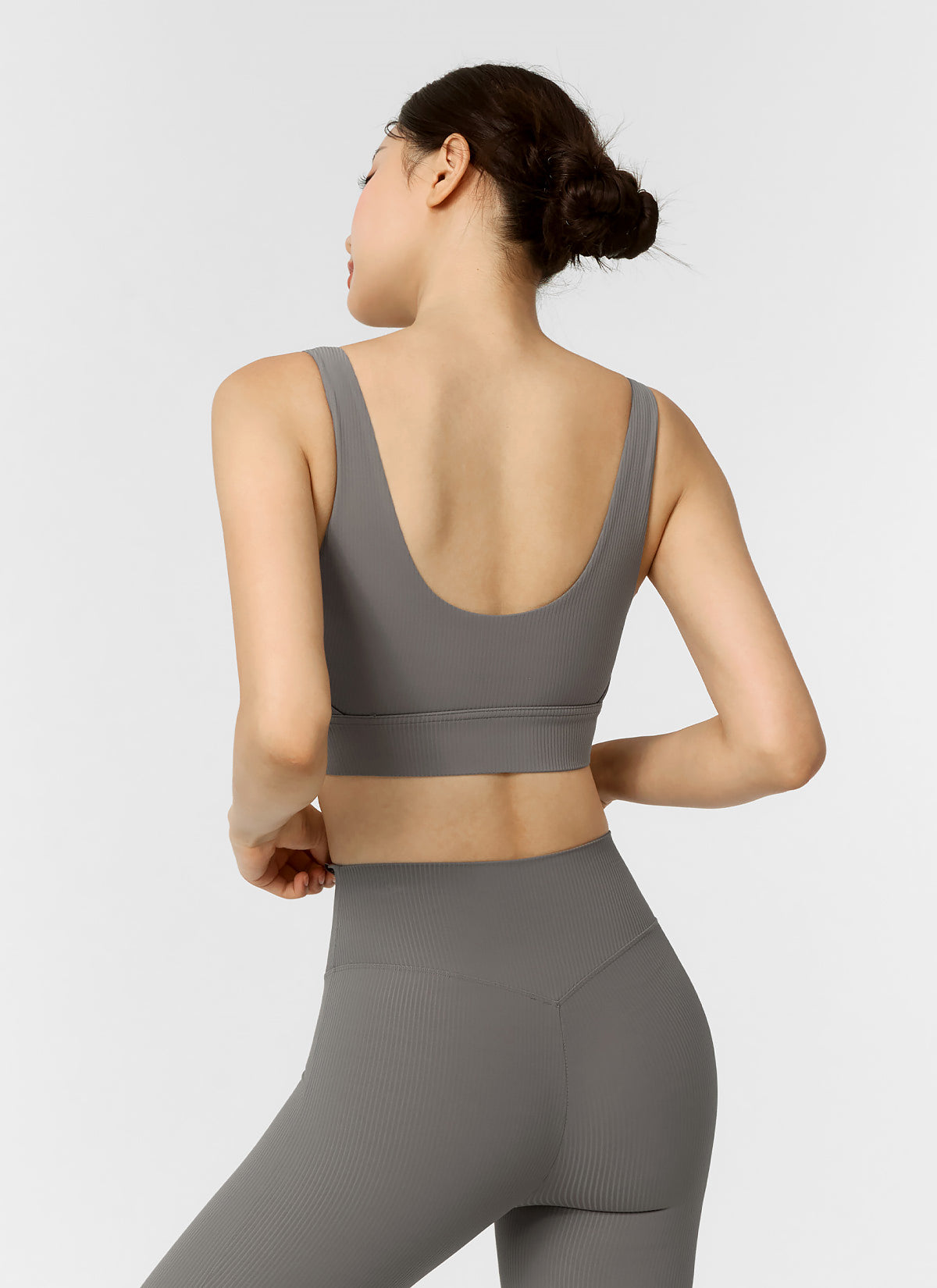 Comfortable Tension Ribbed Bra Tops for Women - Seamless Support & Breathable Fabric - Perfect for Yoga, Workouts & Everyday Wear
