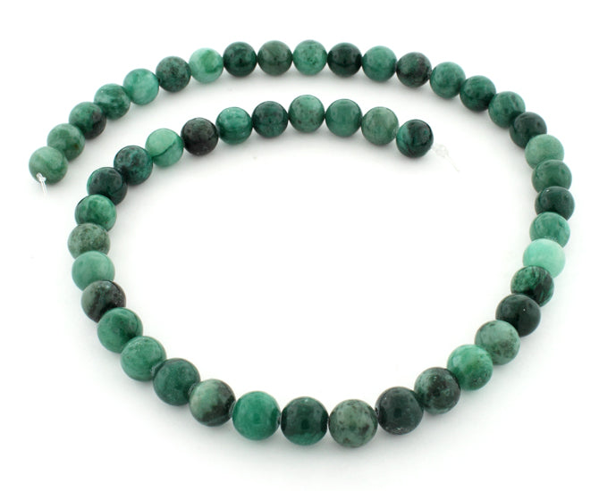 8mm Brazil Rainforest Jasper Round Gemstone Beads for Jewelry Making - Natural Healing Stone Beads for Bracelets, Necklaces & DIY Crafts
