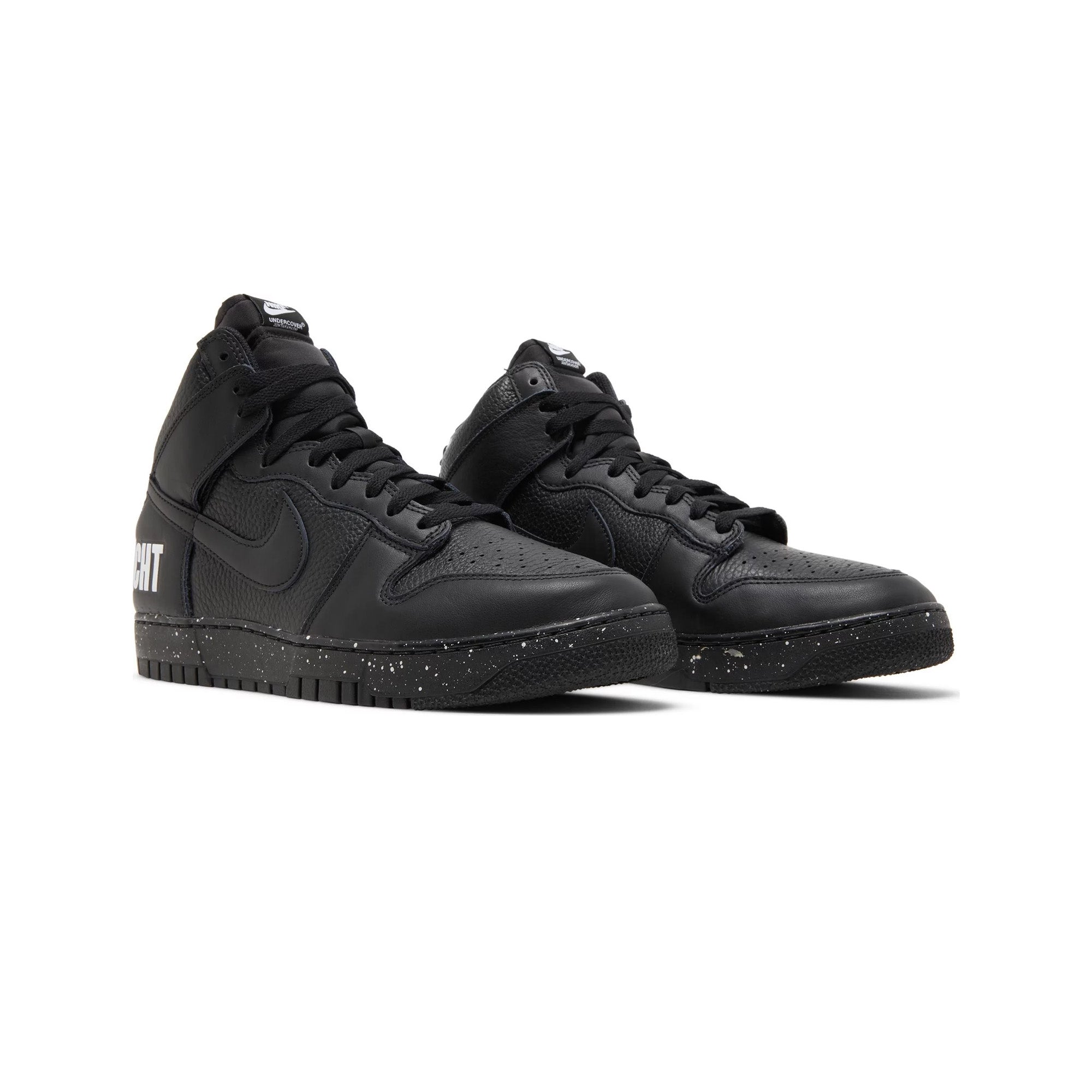 Undercover x Nike Dunk High 'Chaos Black' 2022 Retro Sneakers - Men's Basketball Shoes for Streetwear & Skateboarding Fashion