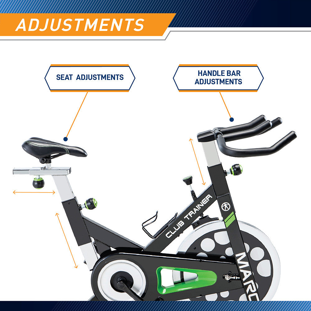 Marcy Revolution Cycle XJ 3220 - Premium Indoor Cycling Exercise Bike for Home Gym Workouts | Perfect for Cardio Training, Weight Loss & Fitness Enthusiasts