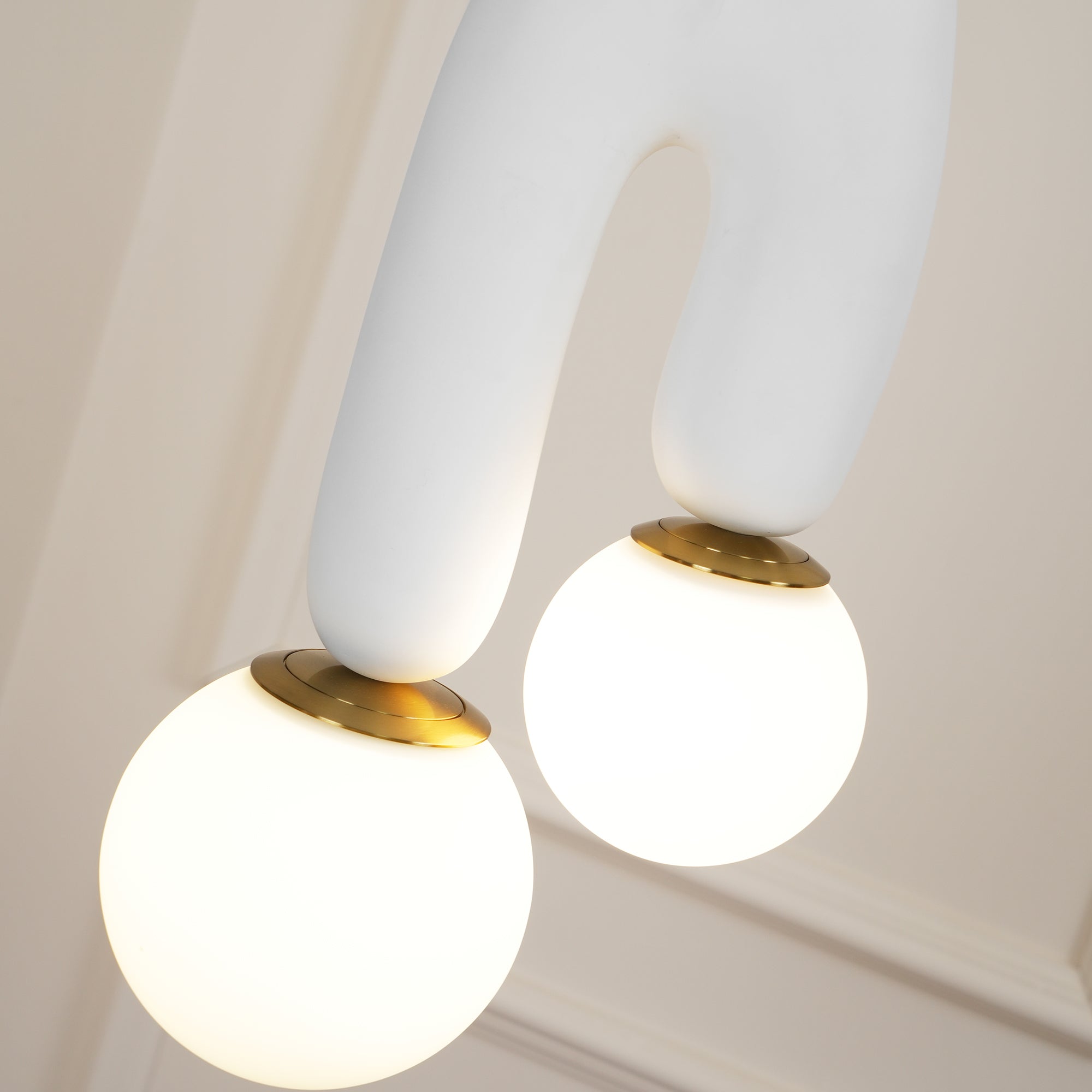 Modern Oo Smooth Pendant Light - Sleek Minimalist Ceiling Lamp for Dining Room, Kitchen Island, Bedroom & Living Room Decor
